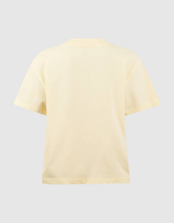 Blumen-T-Shirt Hellgelb SHOEBY GIRLS