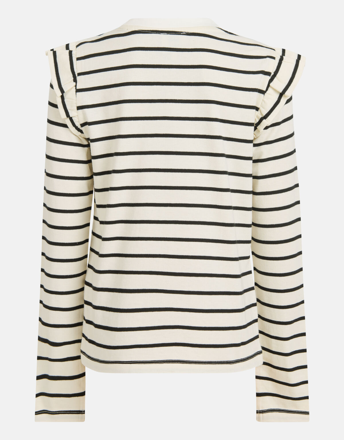 Gestreiftes Langarmshirt Off White SHOEBY GIRLS