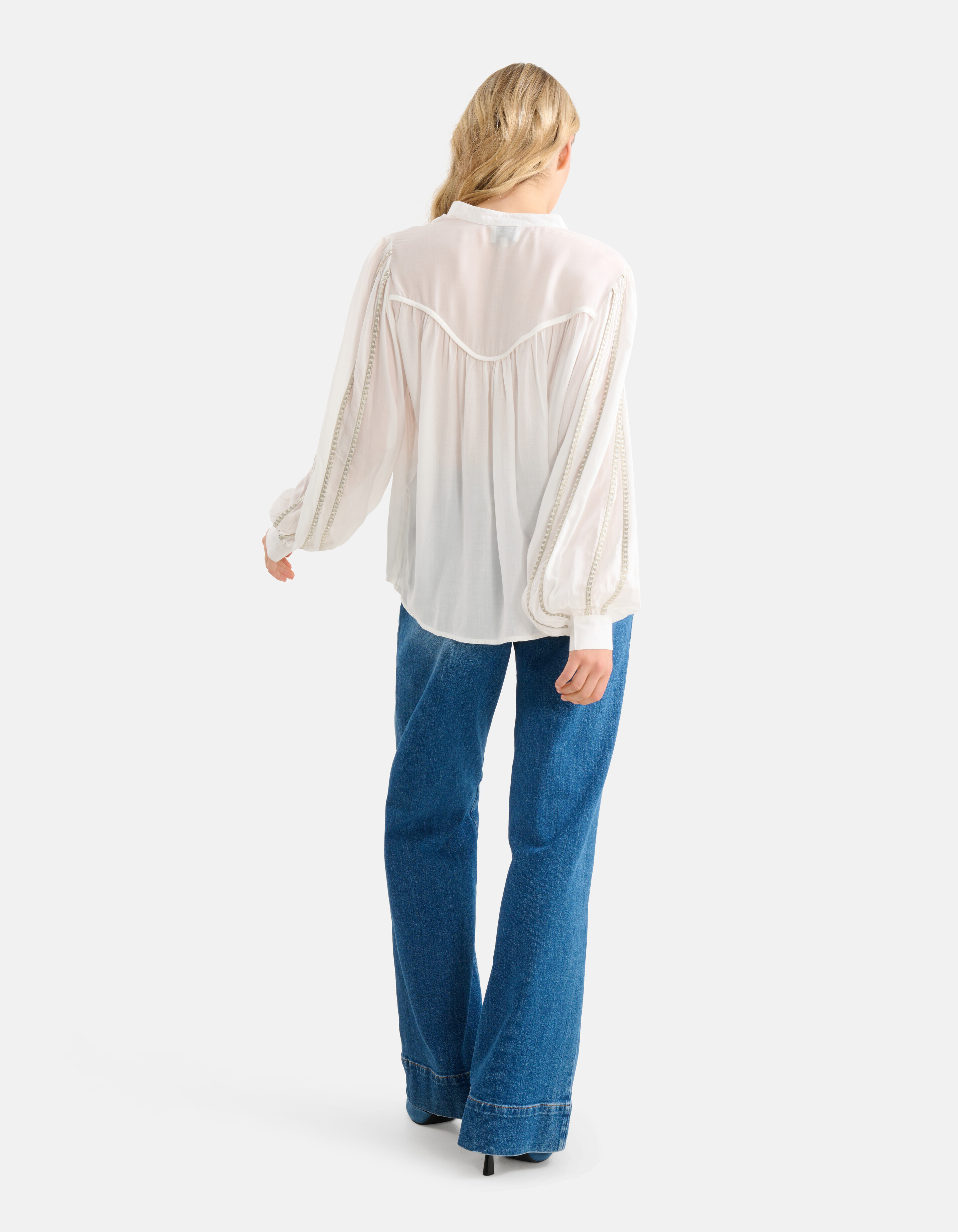 Faltenbluse Off White By Mieke SHOEBY WOMEN