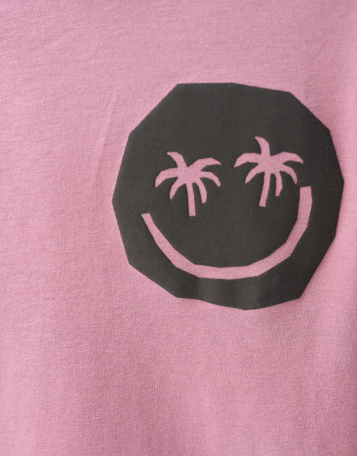 Smiley Palm T-shirt Hellrosa SHOEBY BOYS