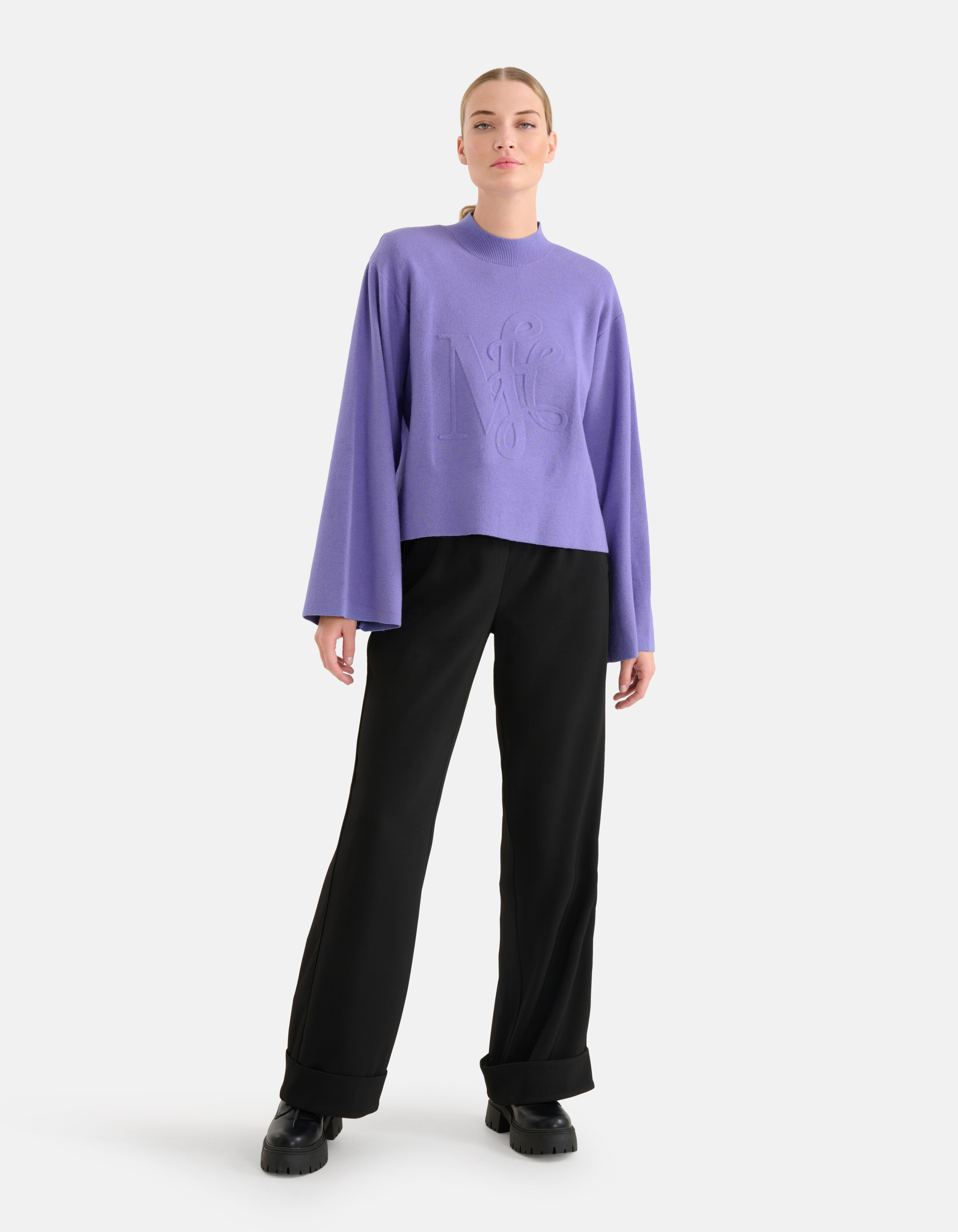 Artwork Pullover Lila von Mieke SHOEBY WOMEN