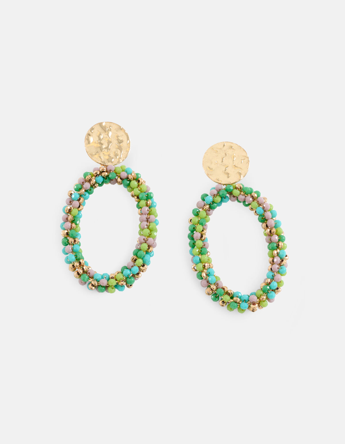 Perlenohrringe Blau SHOEBY ACCESSOIRES