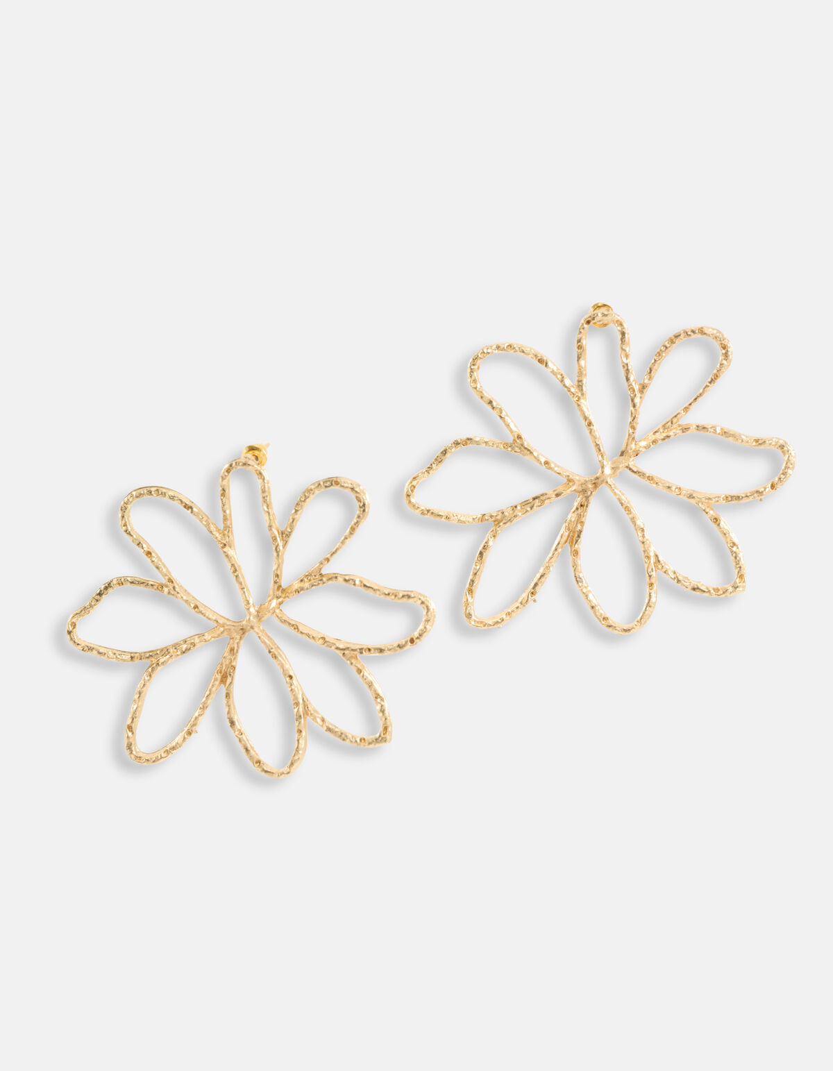 Blumen-Ohrringe Gold SHOEBY ACCESSOIRES