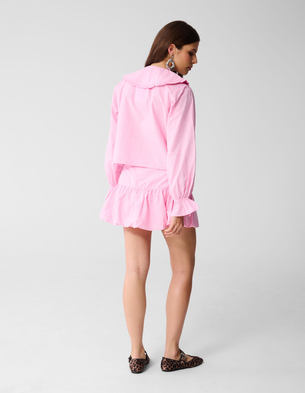 Blumenkordel Ballon Minirock Rosa SHOEBY WOMEN