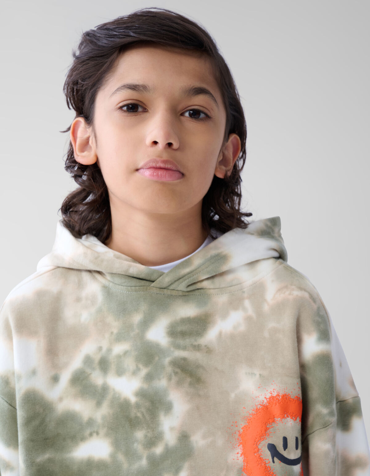 Tie Dye Hoodie Gr&uuml;n SHOEBY BOYS