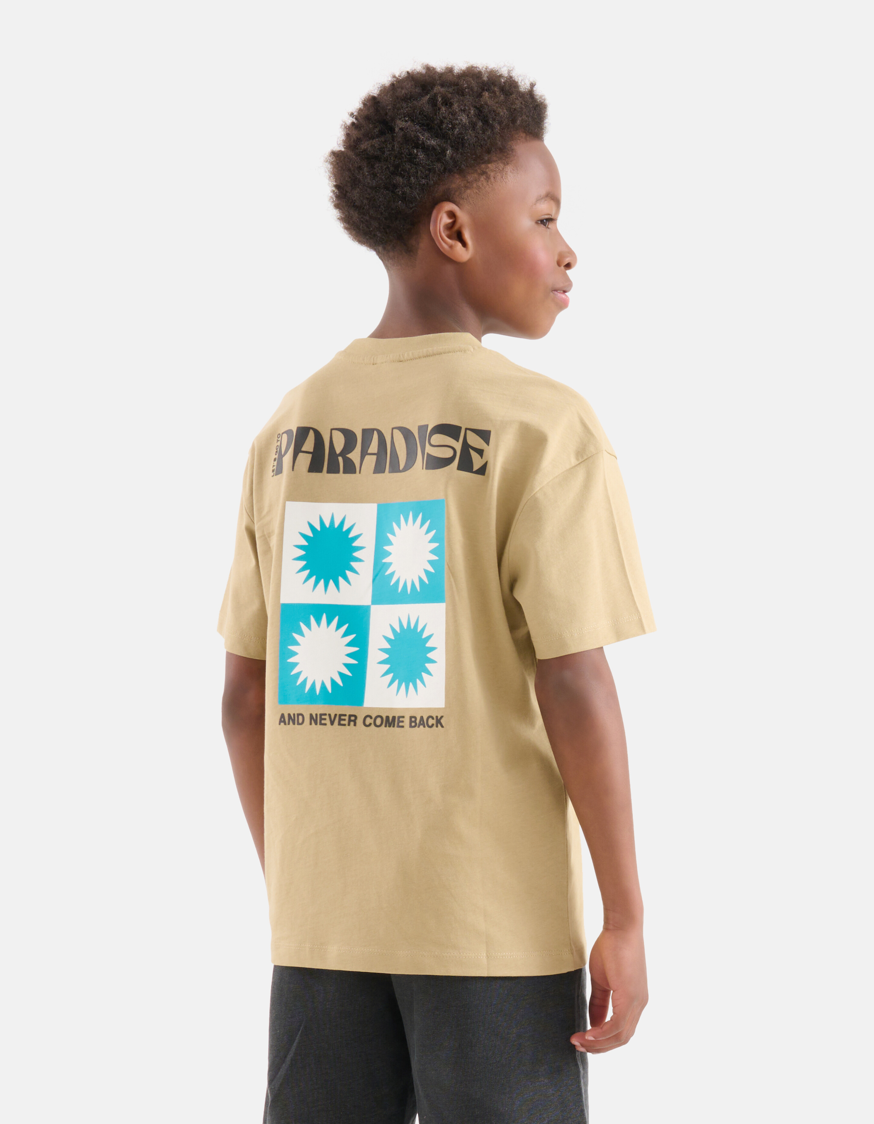 Kunstwerk T-shirt Sand SHOEBY BOYS
