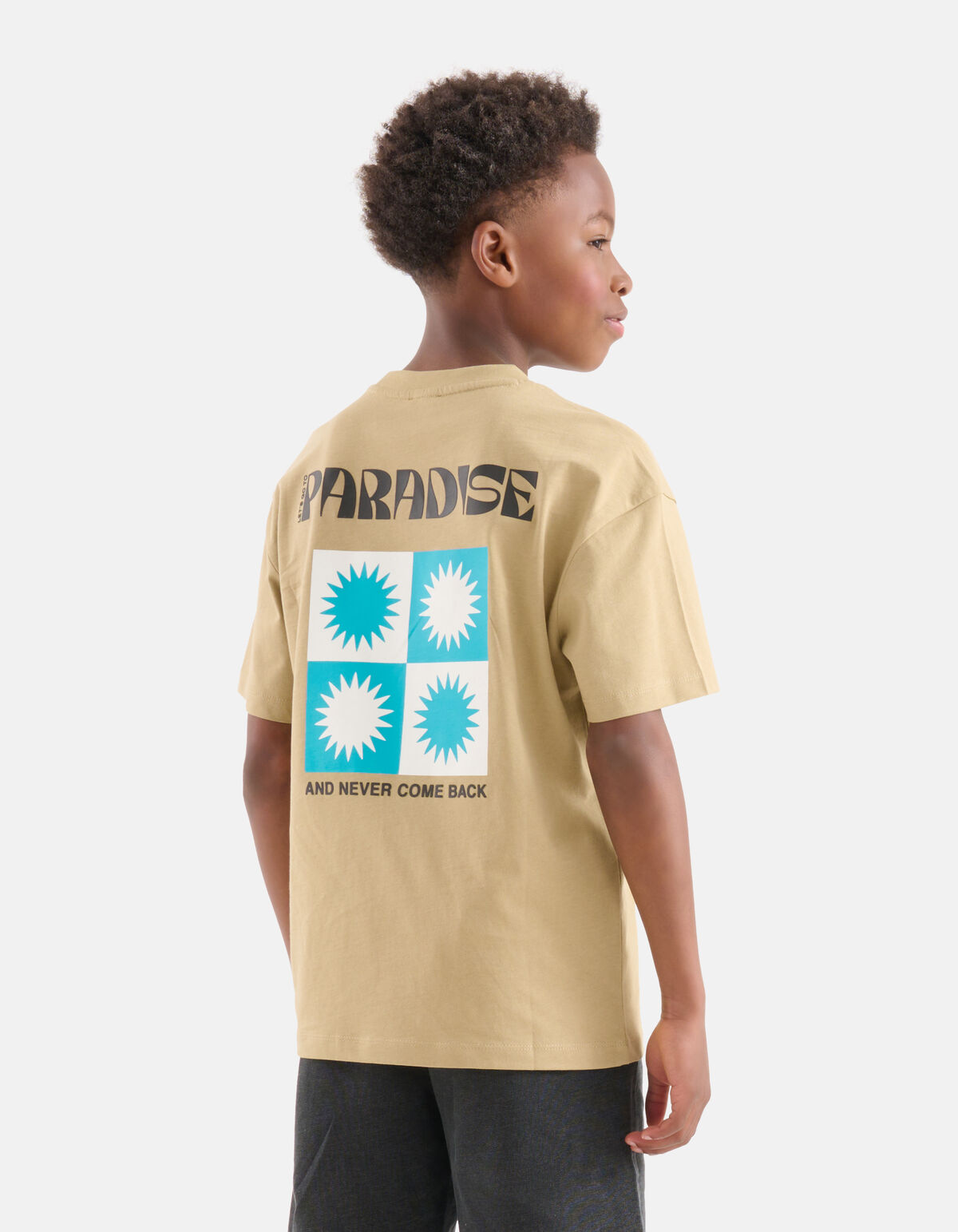 Kunstwerk T-shirt Sand SHOEBY BOYS