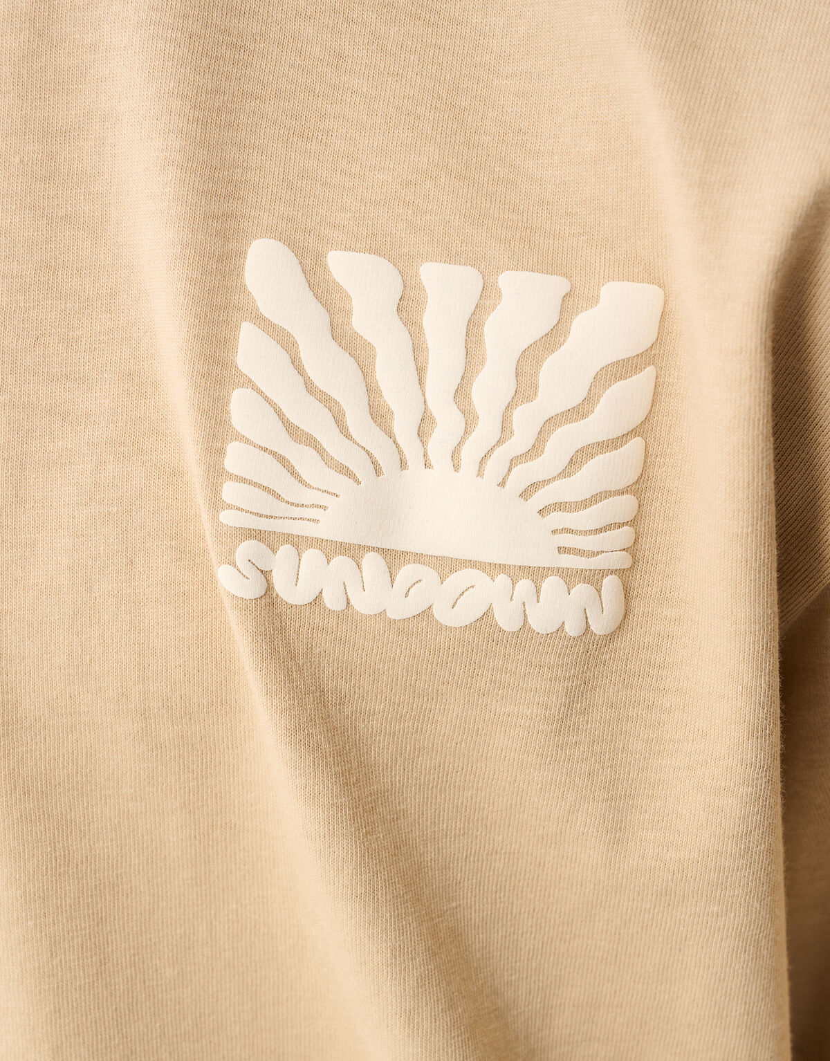 Sonne Kunstwerk T-shirt Beige SHOEBY BOYS