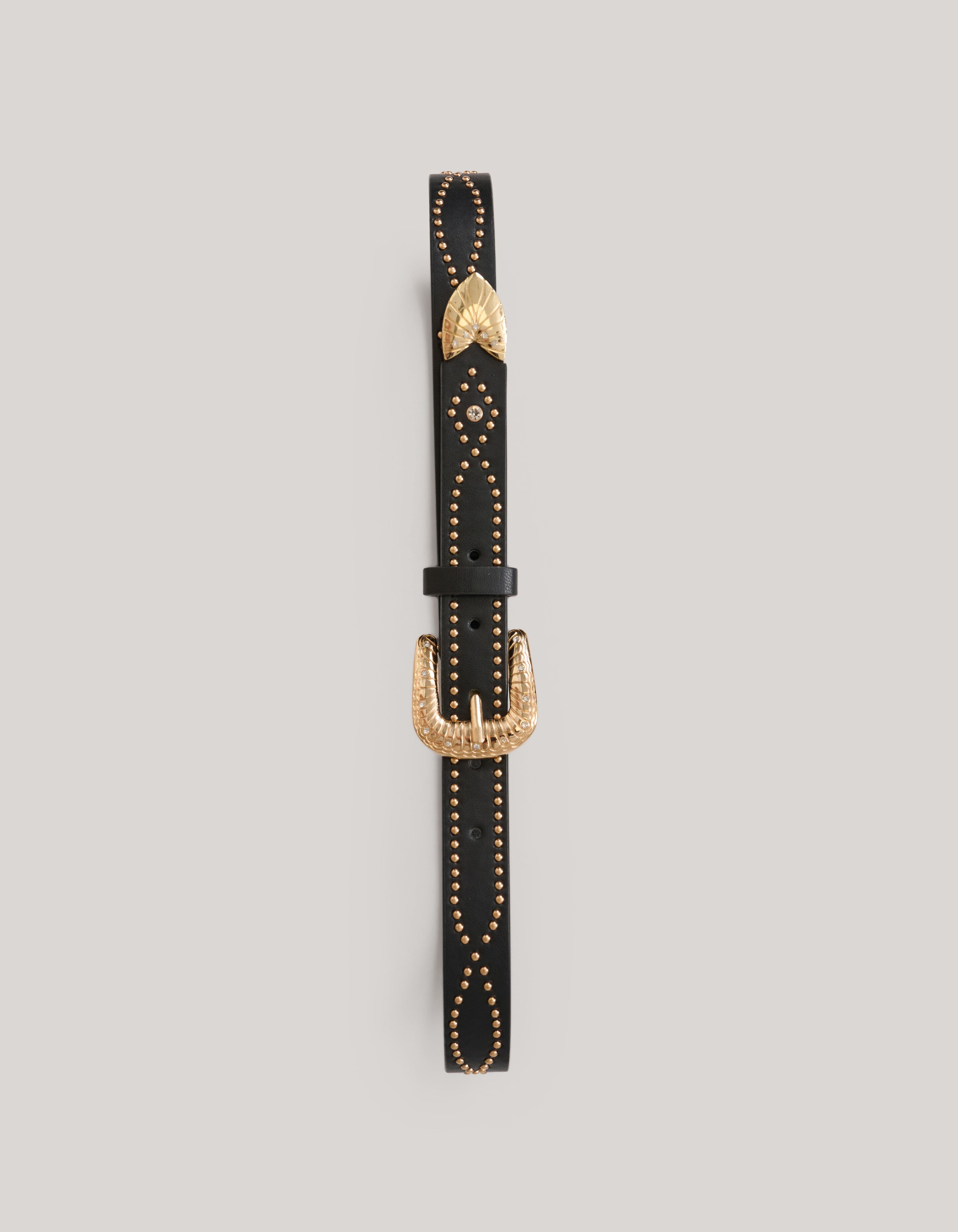 Gürtel schwarz mit Nieten SHOEBY ACCESSOIRES
