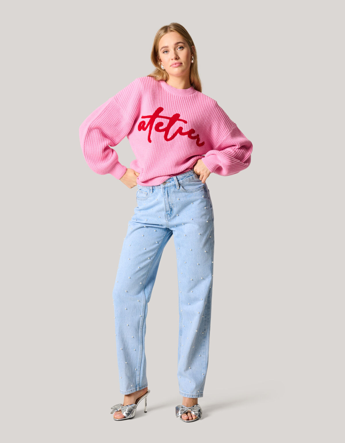 Artwork Pullover Rosa SHOEBY WOMEN