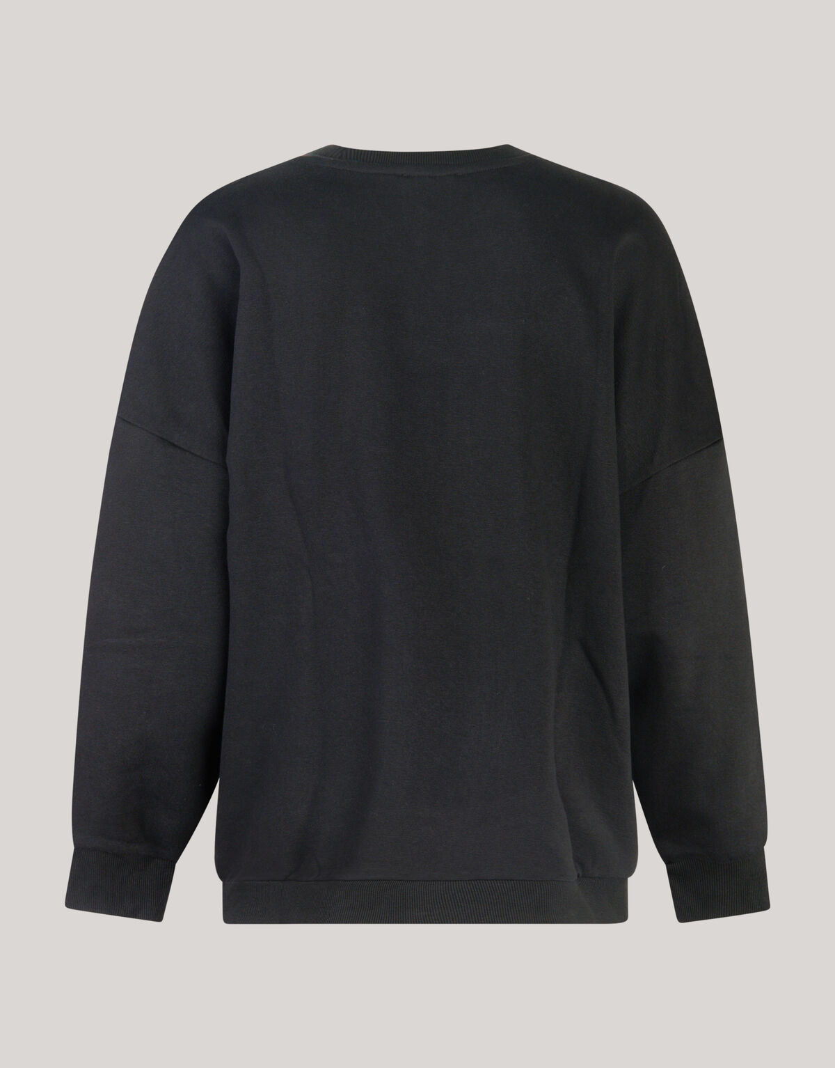 Strass-Buchstaben-Pullover Schwarz SHOEBY WOMEN