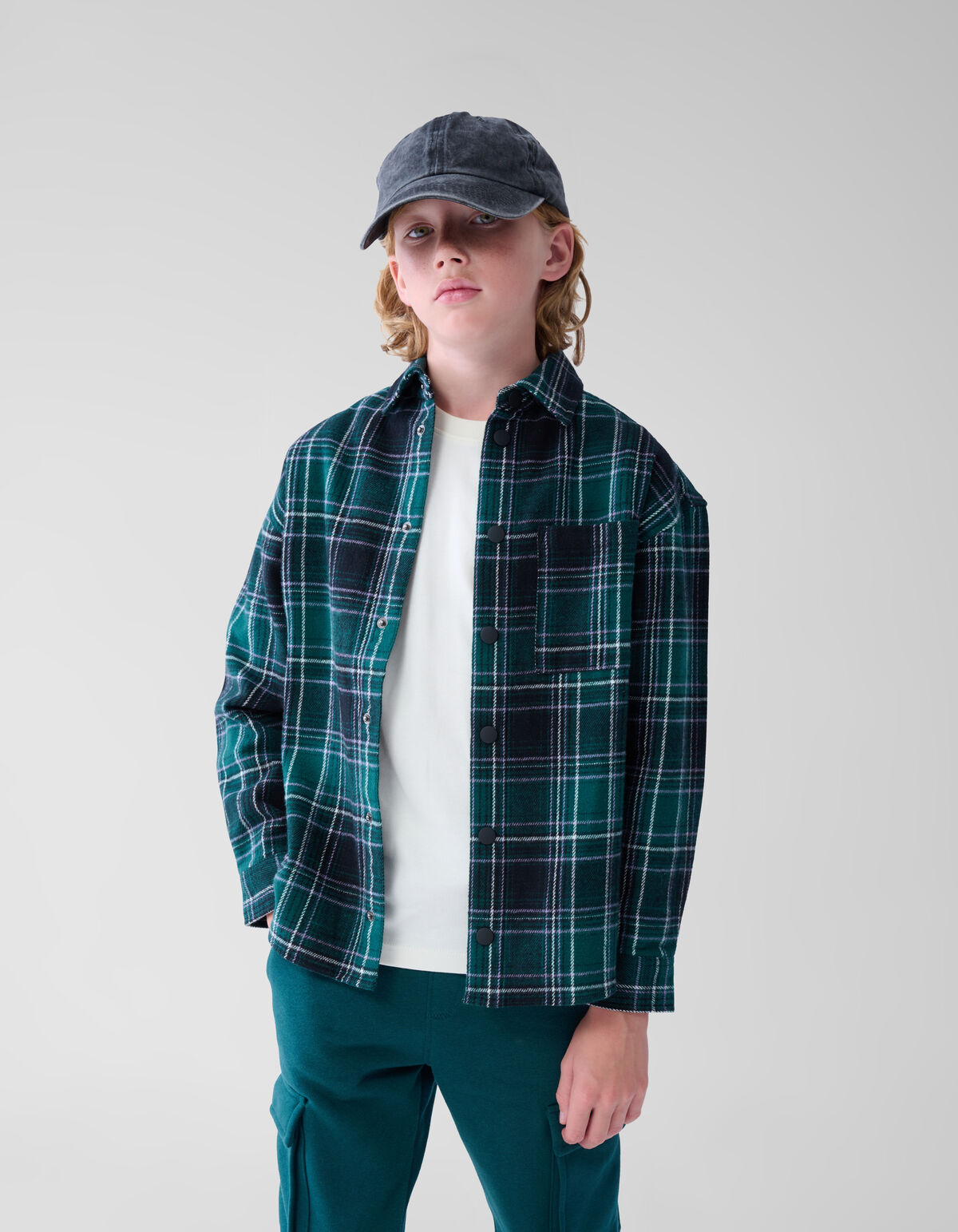 Kariertes Hemd Gr&uuml;n SHOEBY BOYS