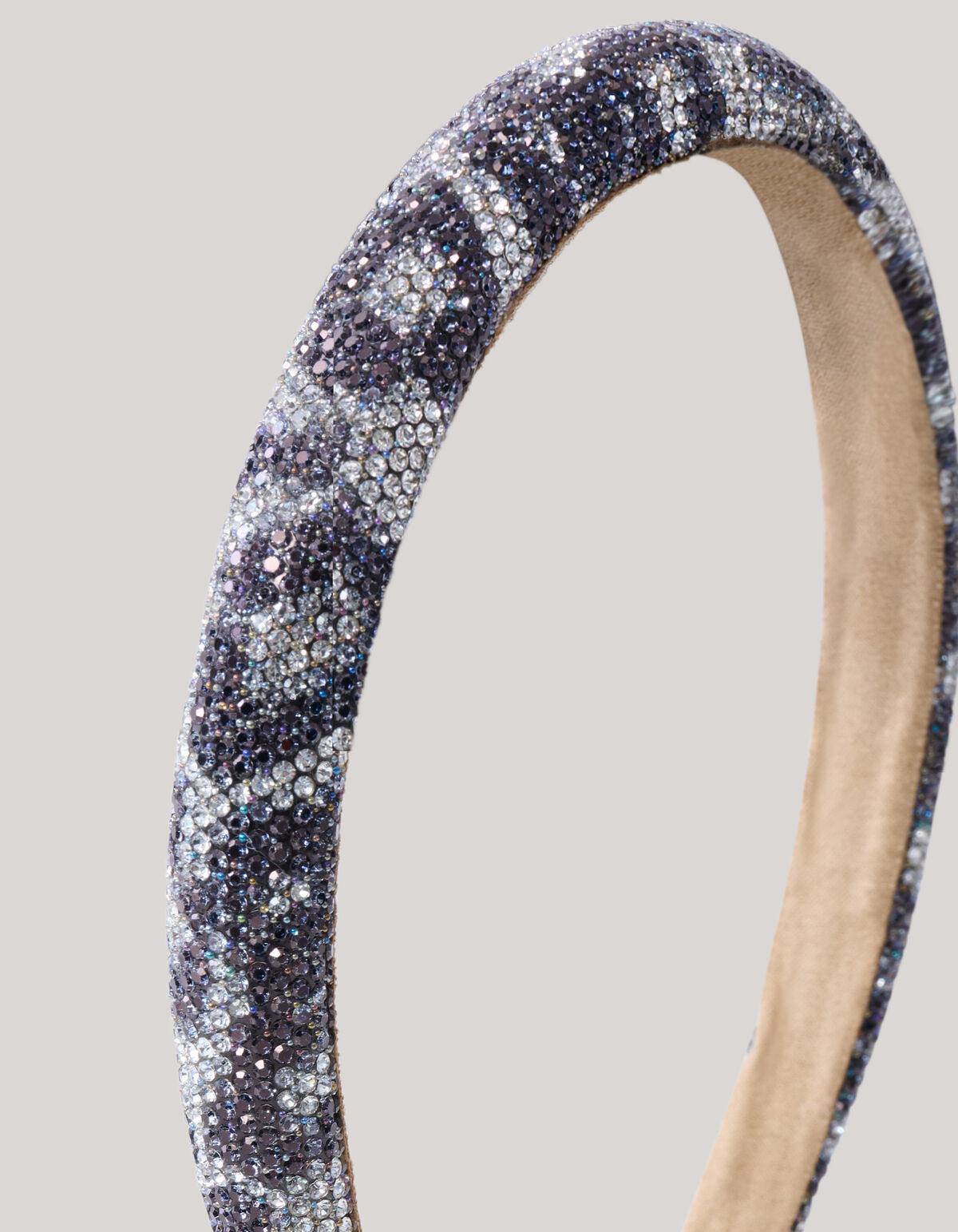 Strass Leopard Haarband Braun SHOEBY ACCESSOIRES