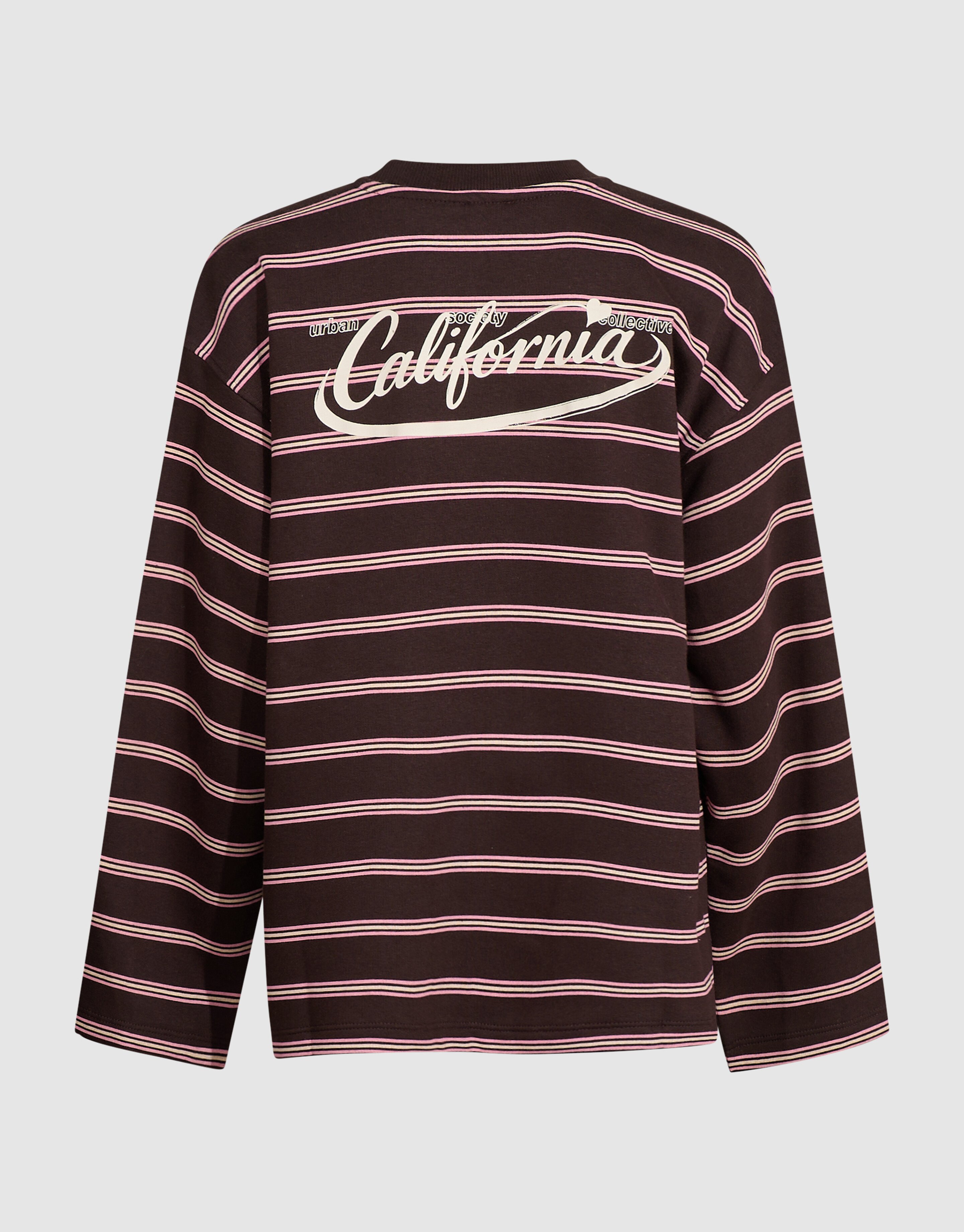 Oversize-Pullover mit Streifenmuster Braun SHOEBY GIRLS