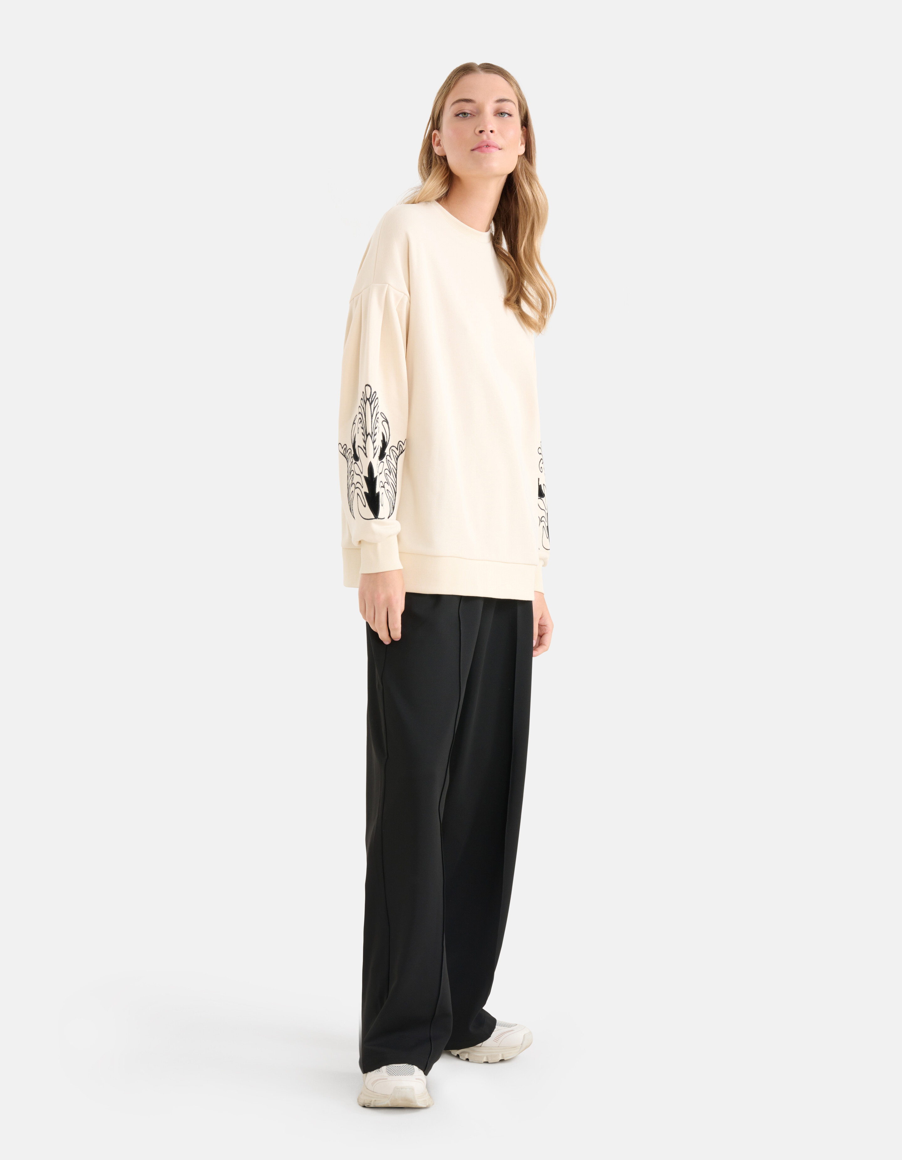 Pullover mit Stickerei Off White SHOEBY WOMEN
