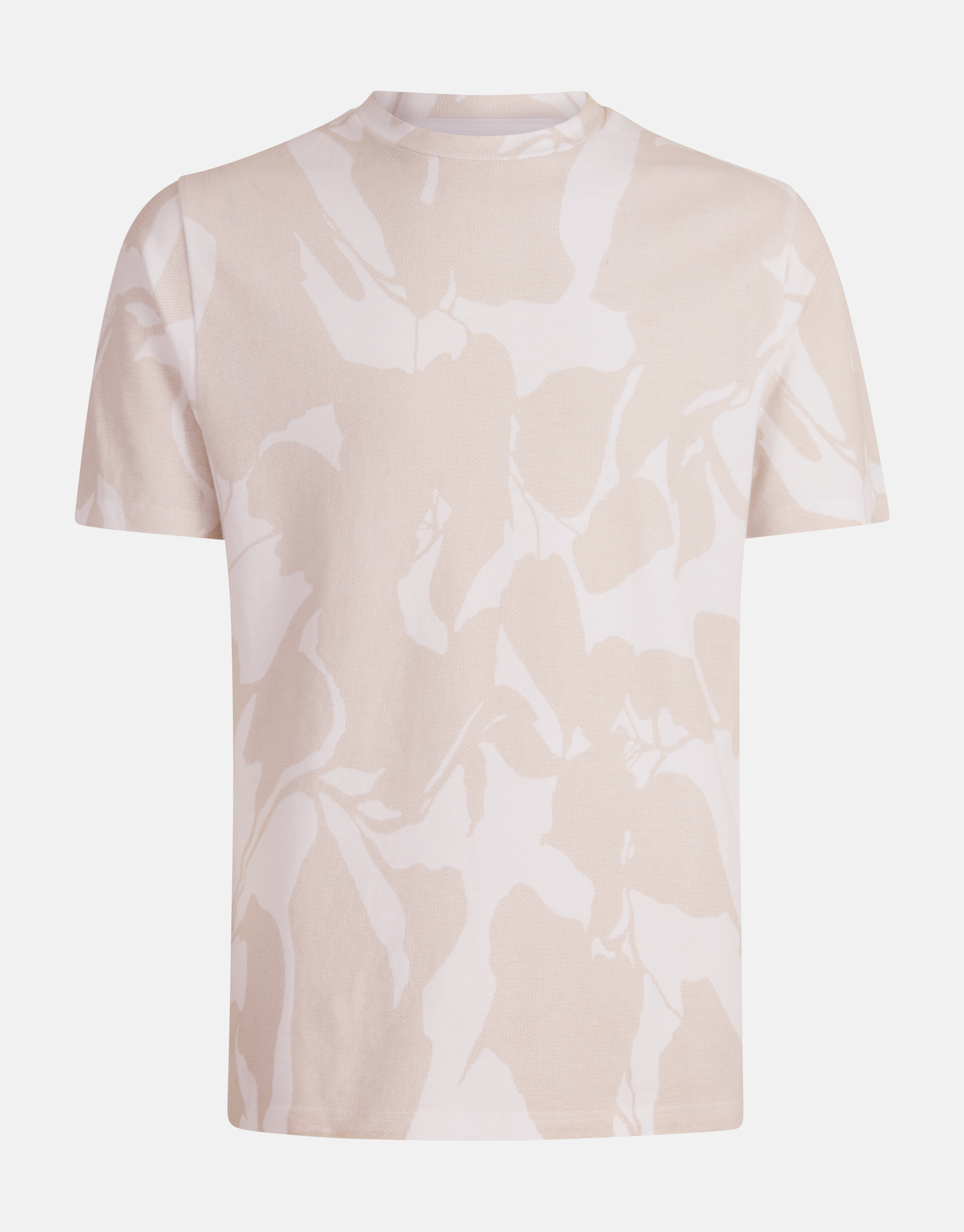Wasserdruck-T-Shirt Beige SHOEBY MEN