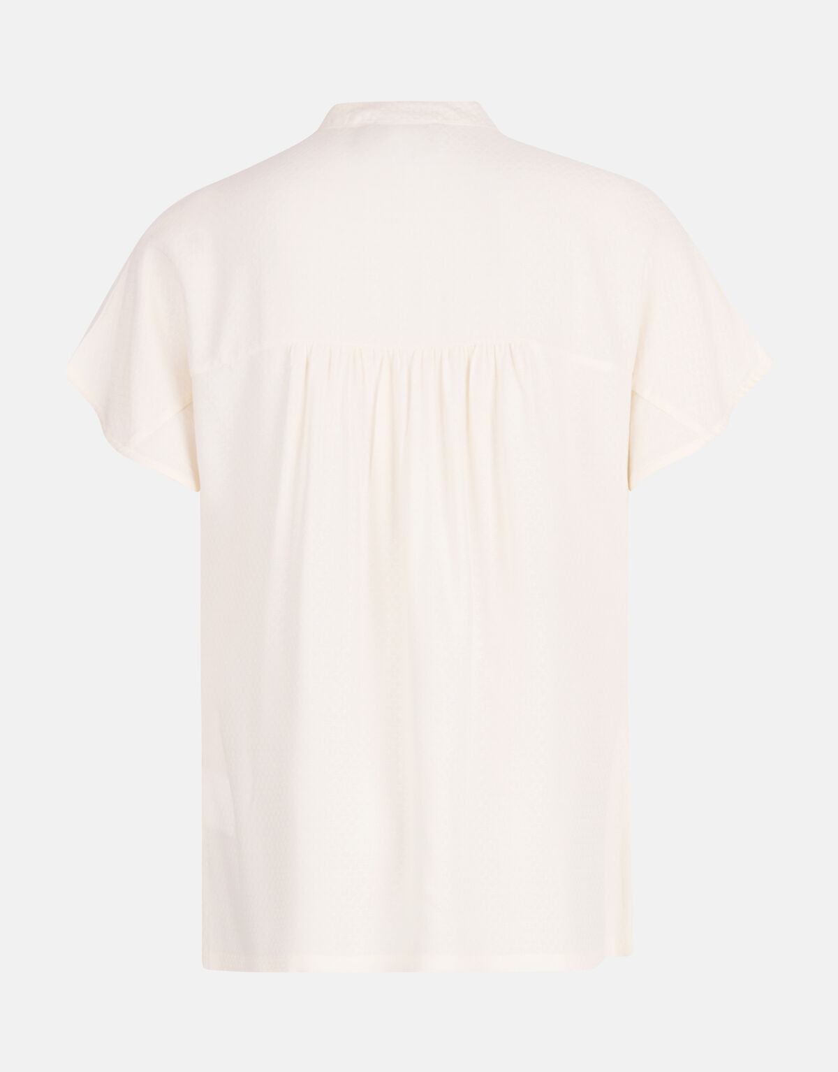 Relaxed Fit Oberteil Off White SHOEBY WOMEN