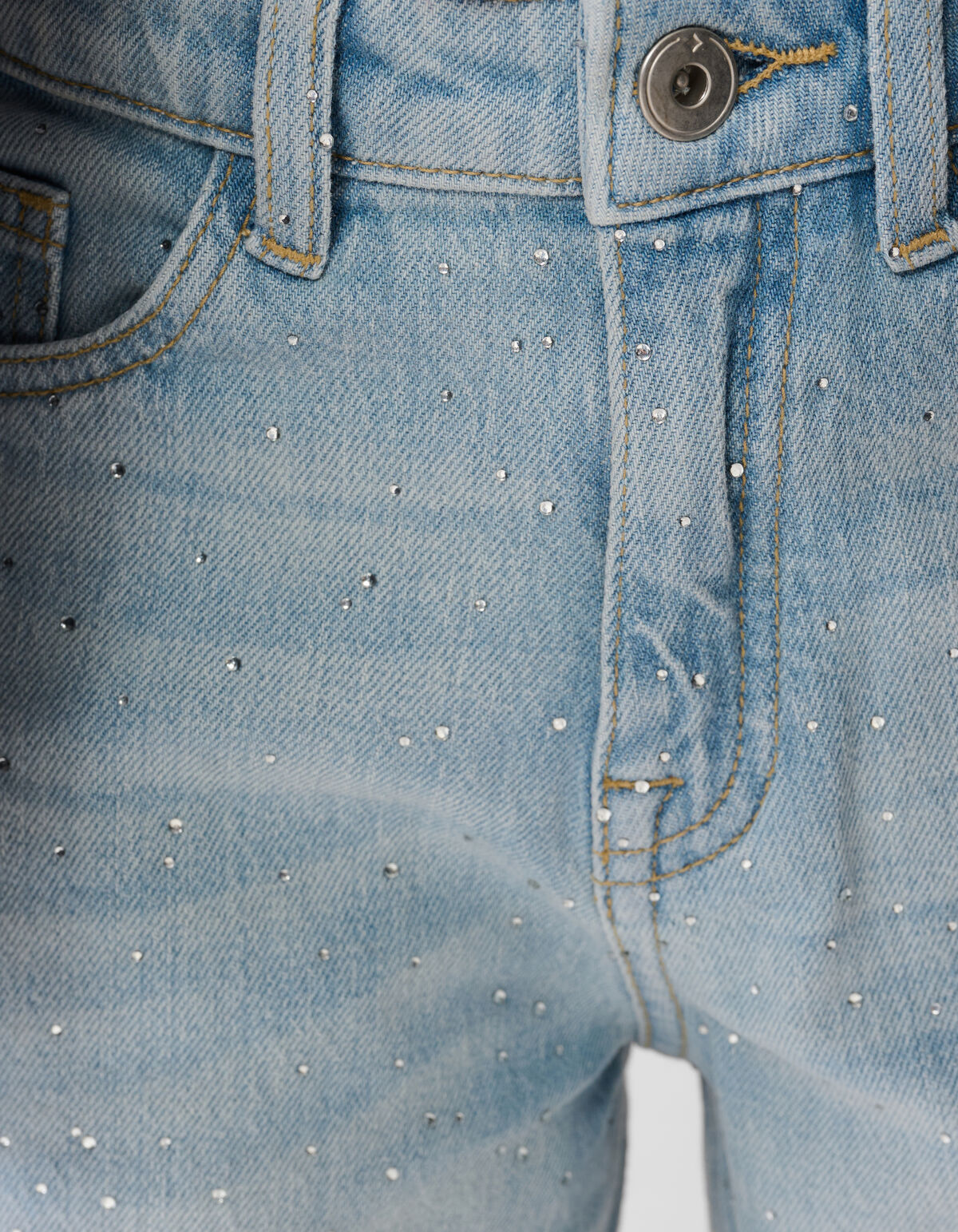 Strass Barrel Fit Jeans Bleached SHOEBY GIRLS