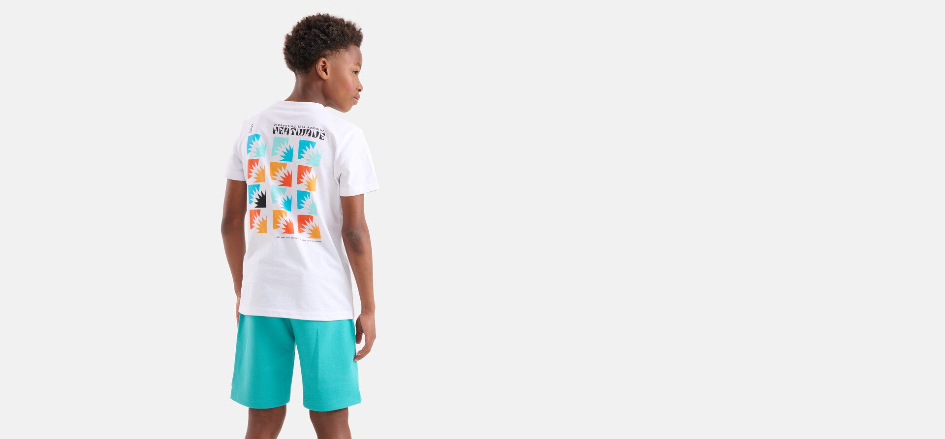 Print-T-Shirt Weiß SHOEBY BOYS