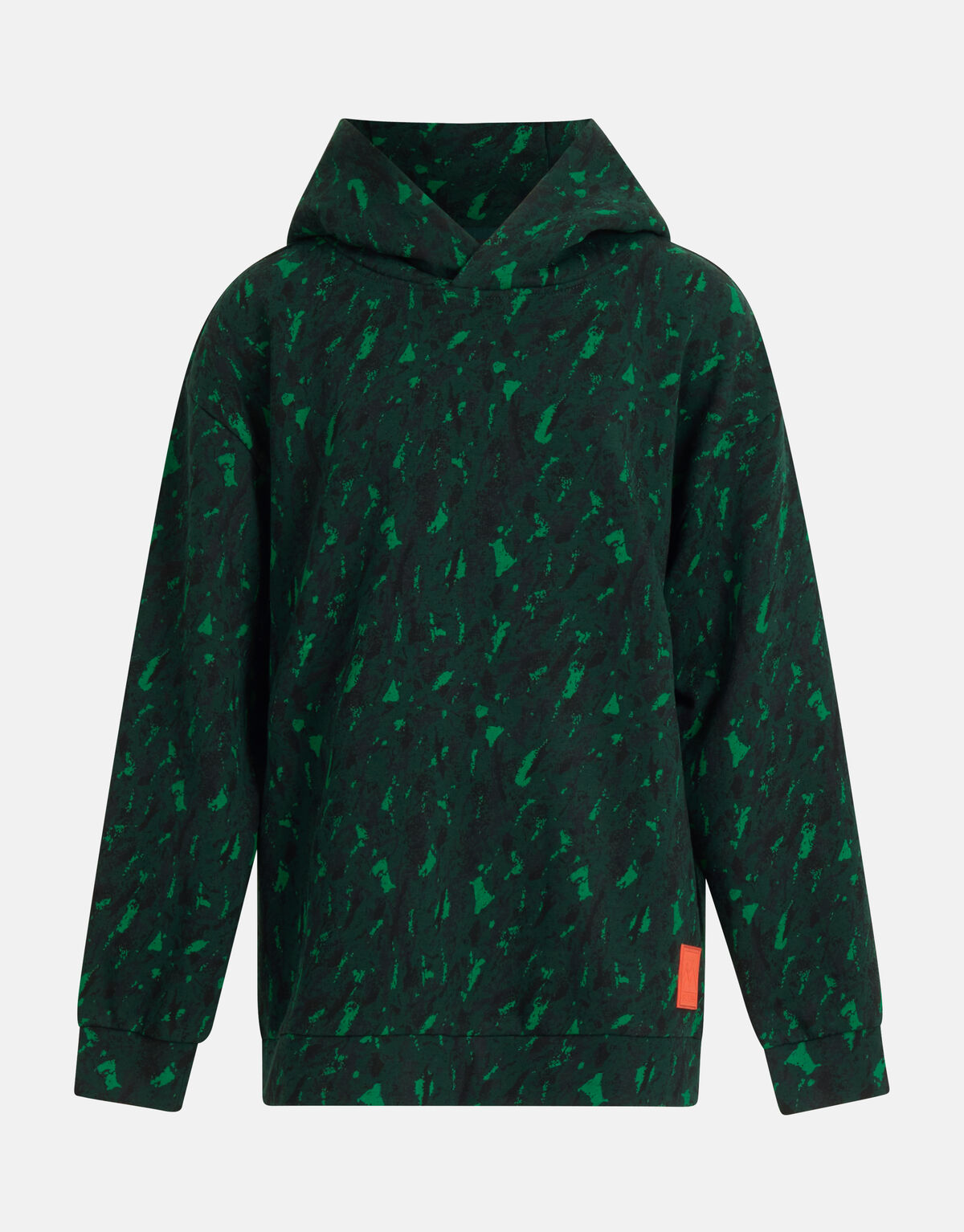 Bedruckter Hoodie Dunkelgrün SHOEBY BOYS