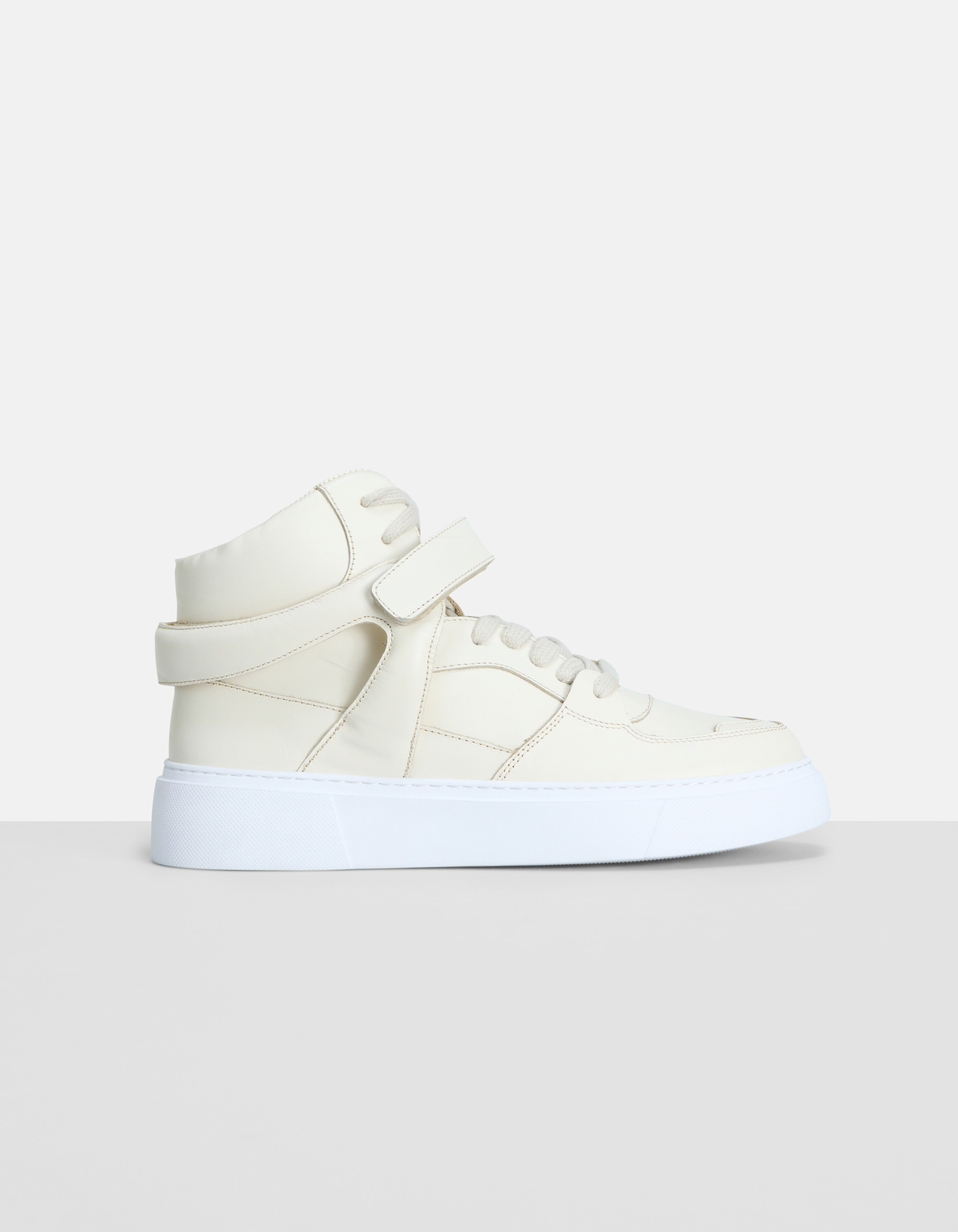 Hohe Leder-Sneaker Beige SHOEBY SHOES