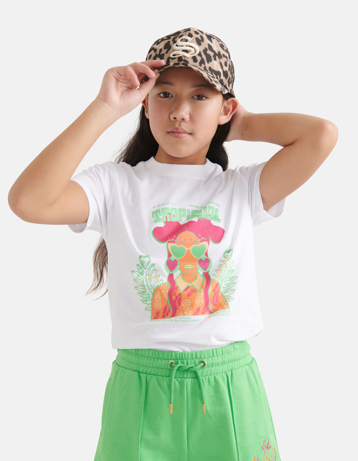 Artwork T-shirt Weiß SHOEBY GIRLS