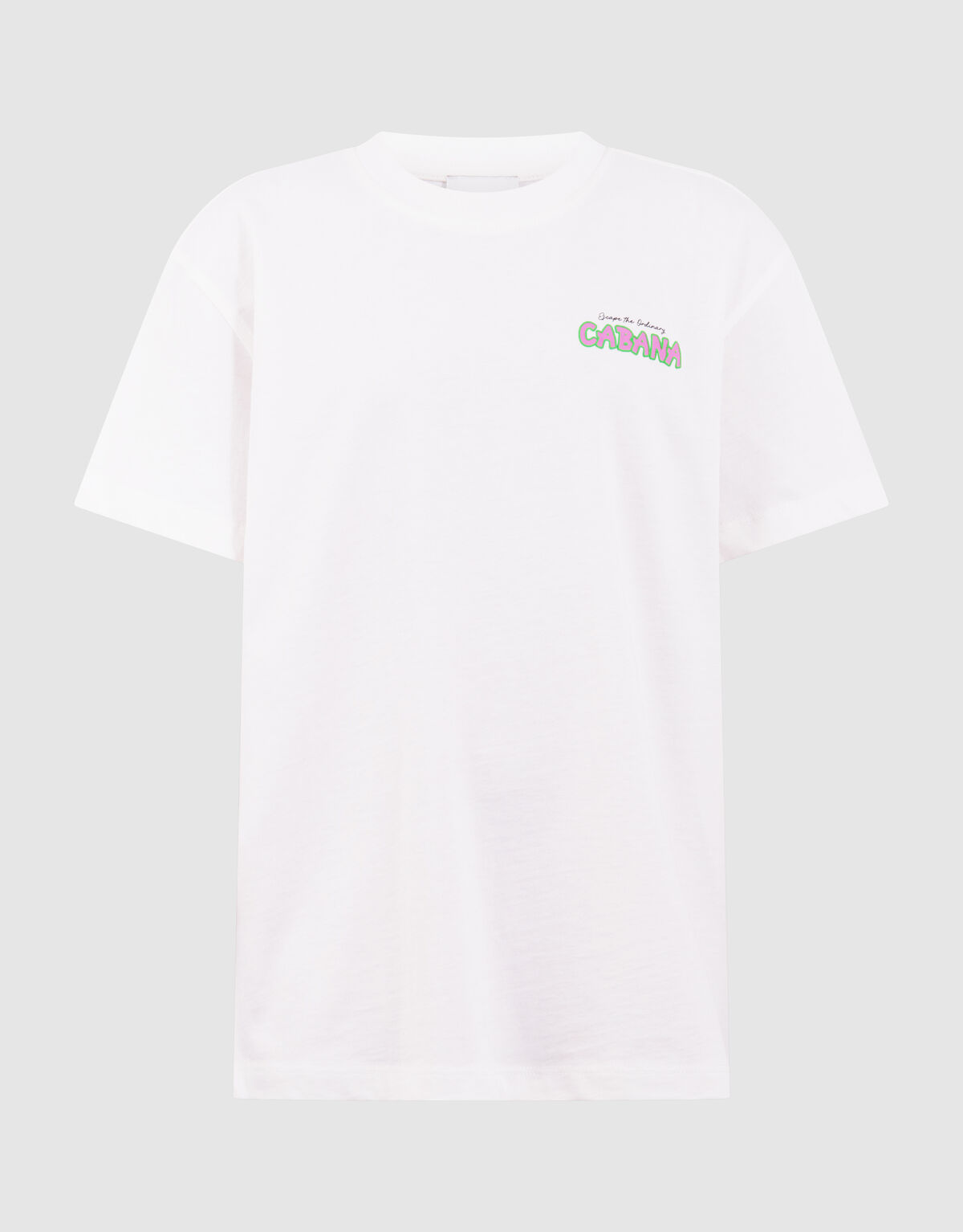 Cabana Artwork T-Shirt Wei&szlig; SHOEBY GIRLS