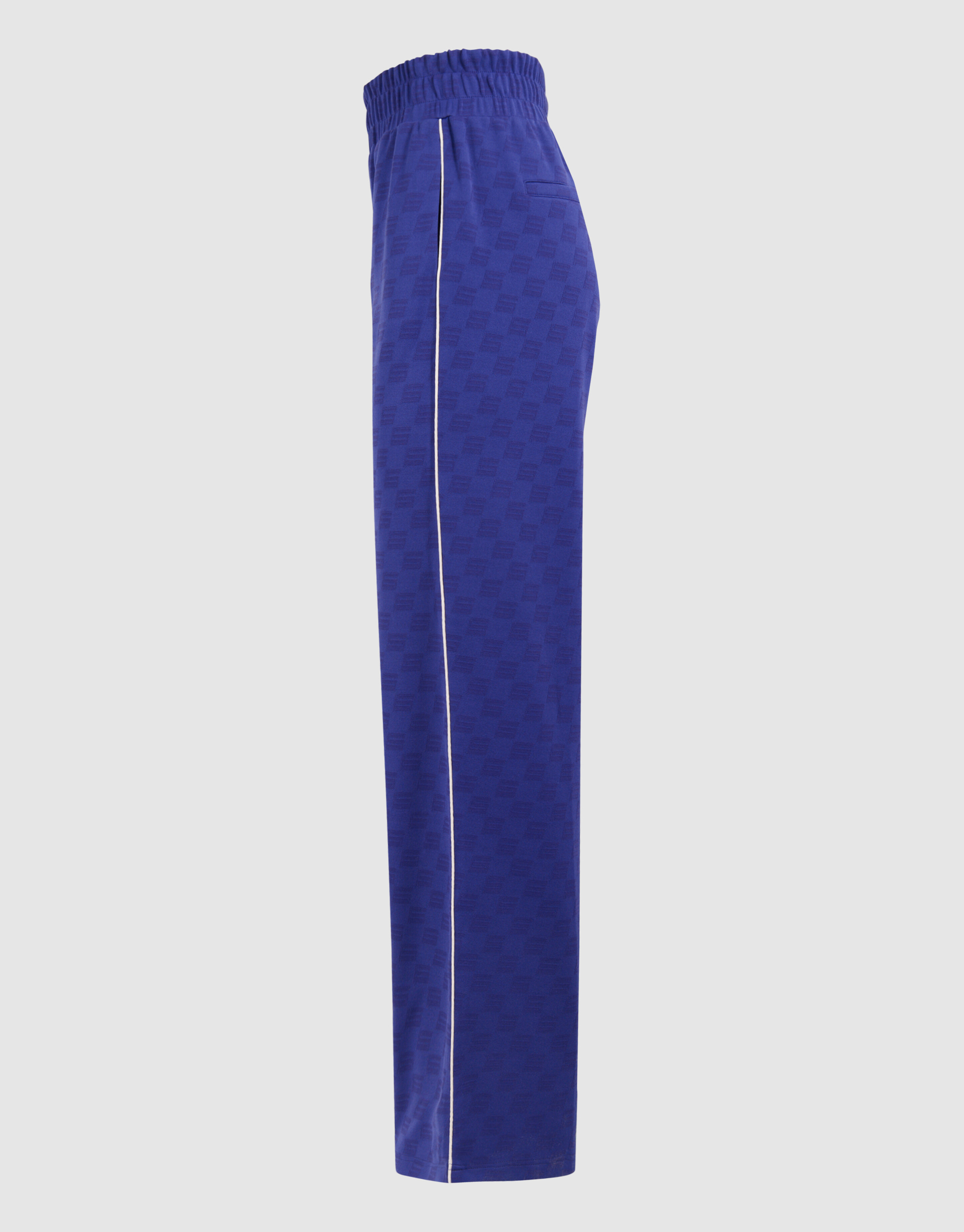Sportliche Jacquard-Hose Paars By Monica SHOEBY WOMEN