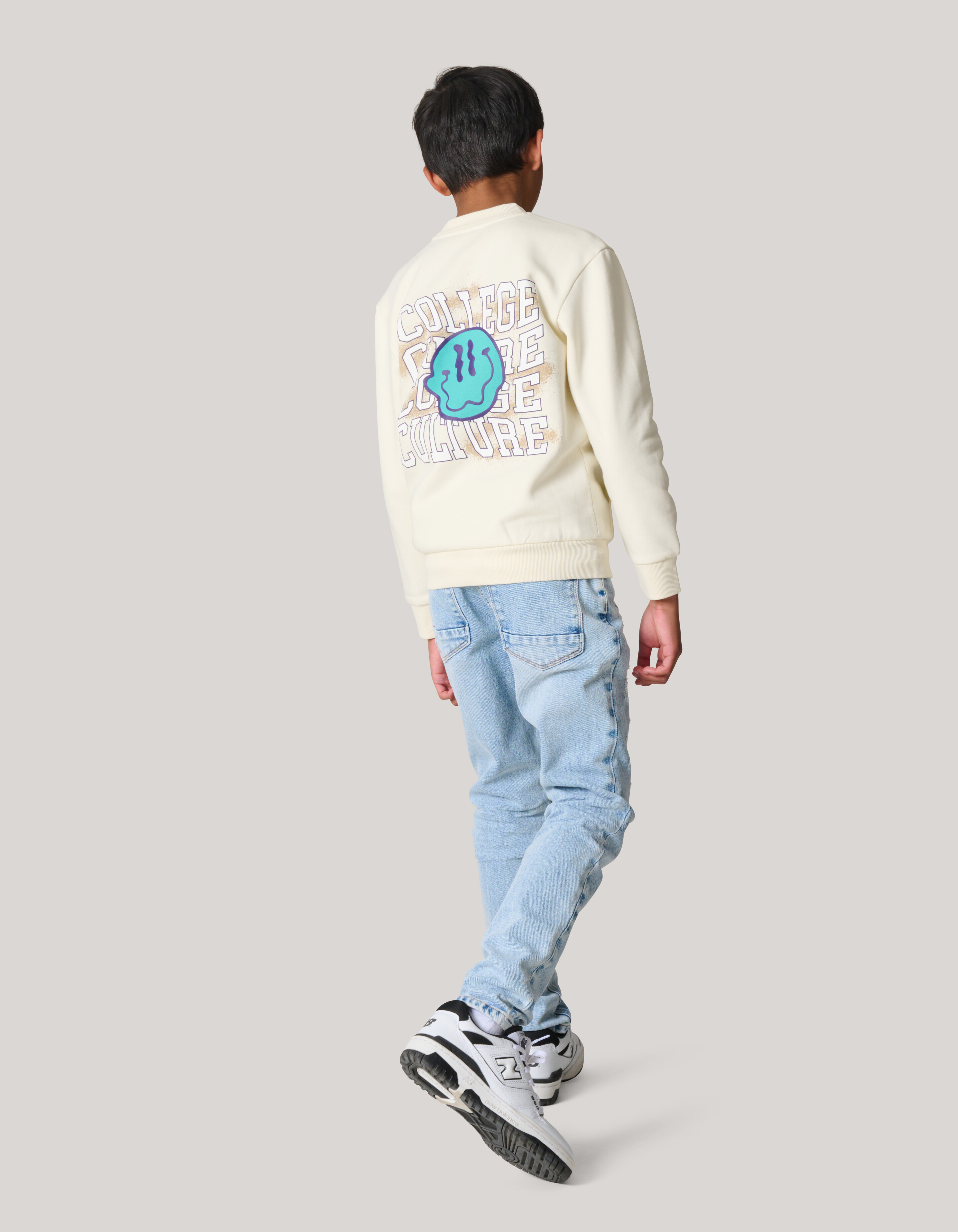 Artwork Pullover Off Weiß SHOEBY BOYS