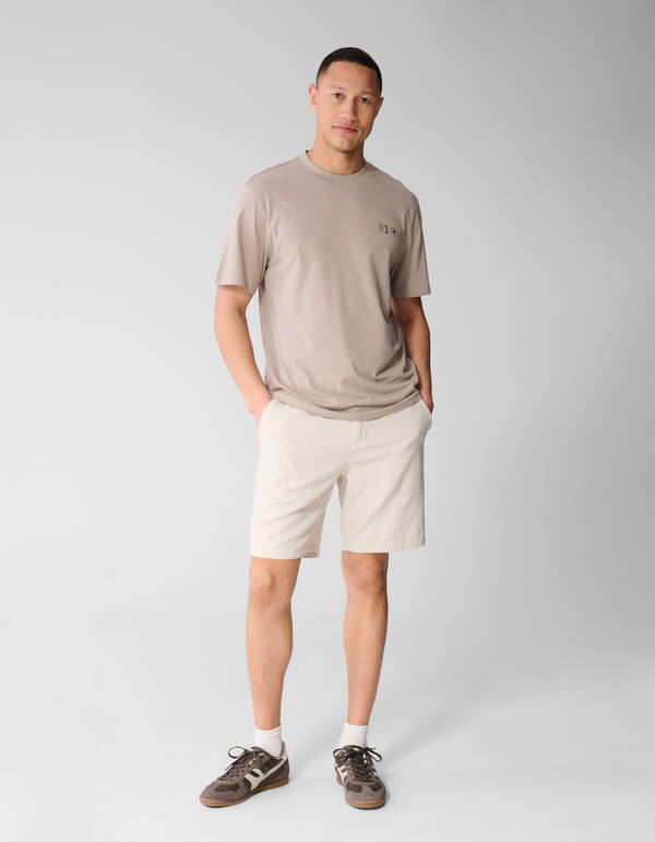 Gradient-Logo-Kunst T-Shirt Hellbraun SHOEBY MEN