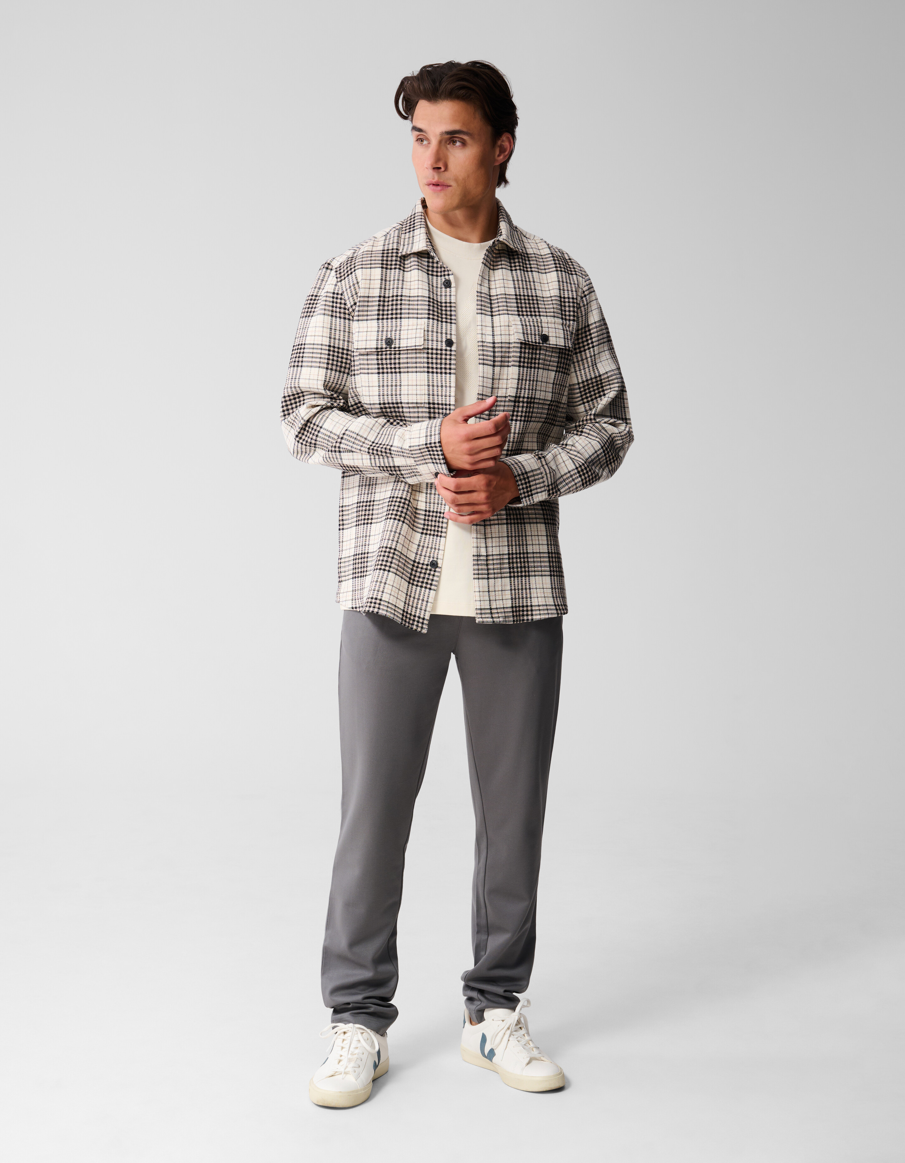 Ruiten Overshirt Gebrochen Weiß SHOEBY MEN