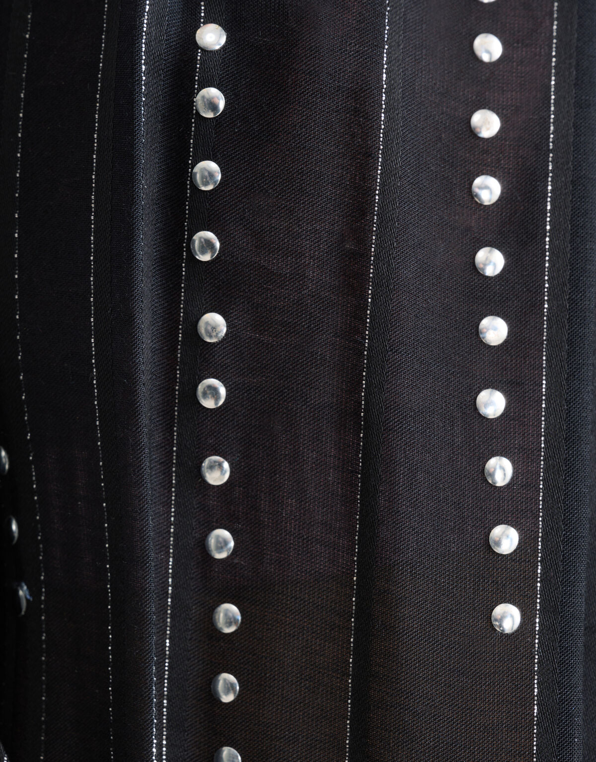 Nieten Lurex Kleid Schwarz SHOEBY WOMEN