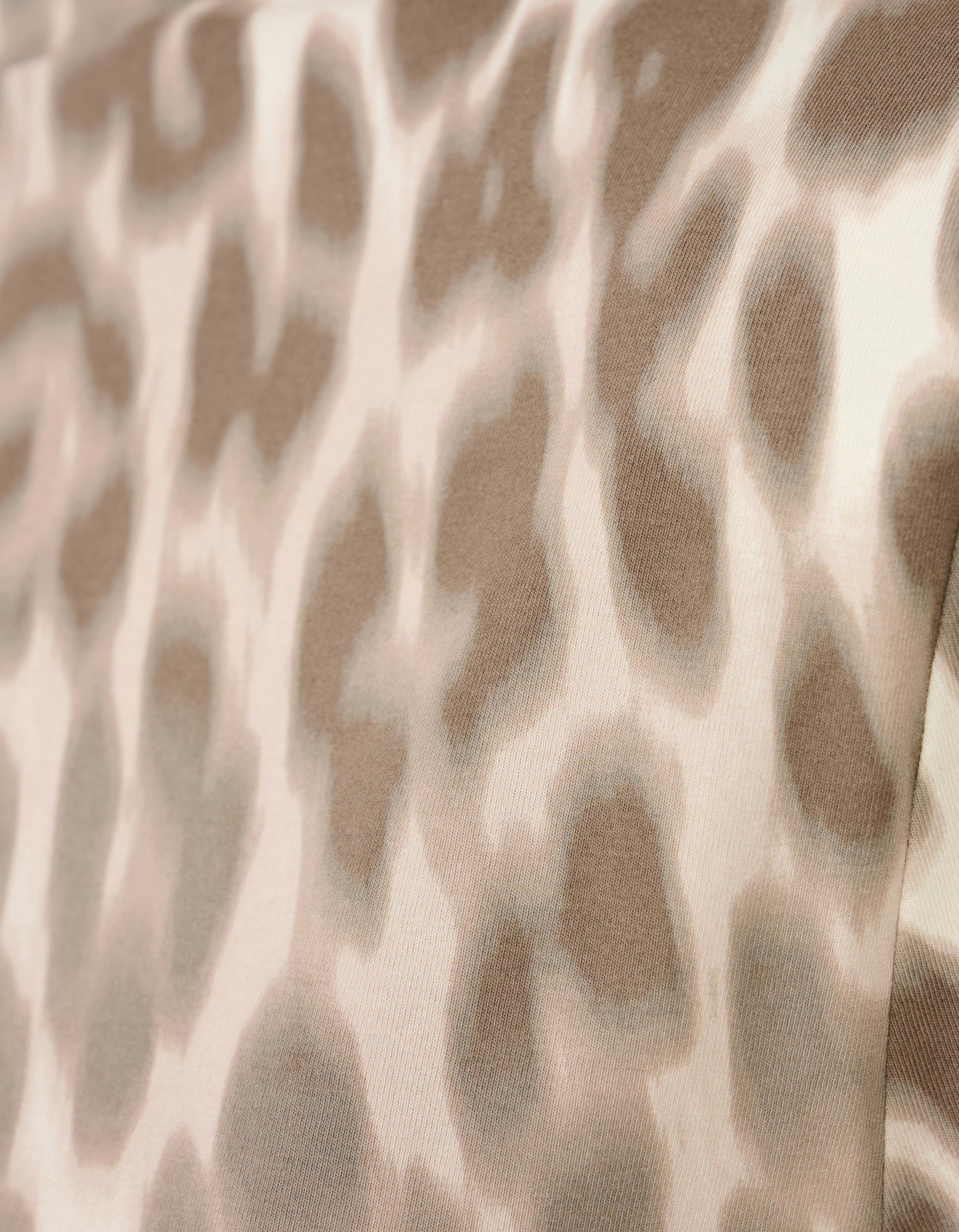 Leoparden-Stepp-T-Shirt Hellbraun SHOEBY WOMEN