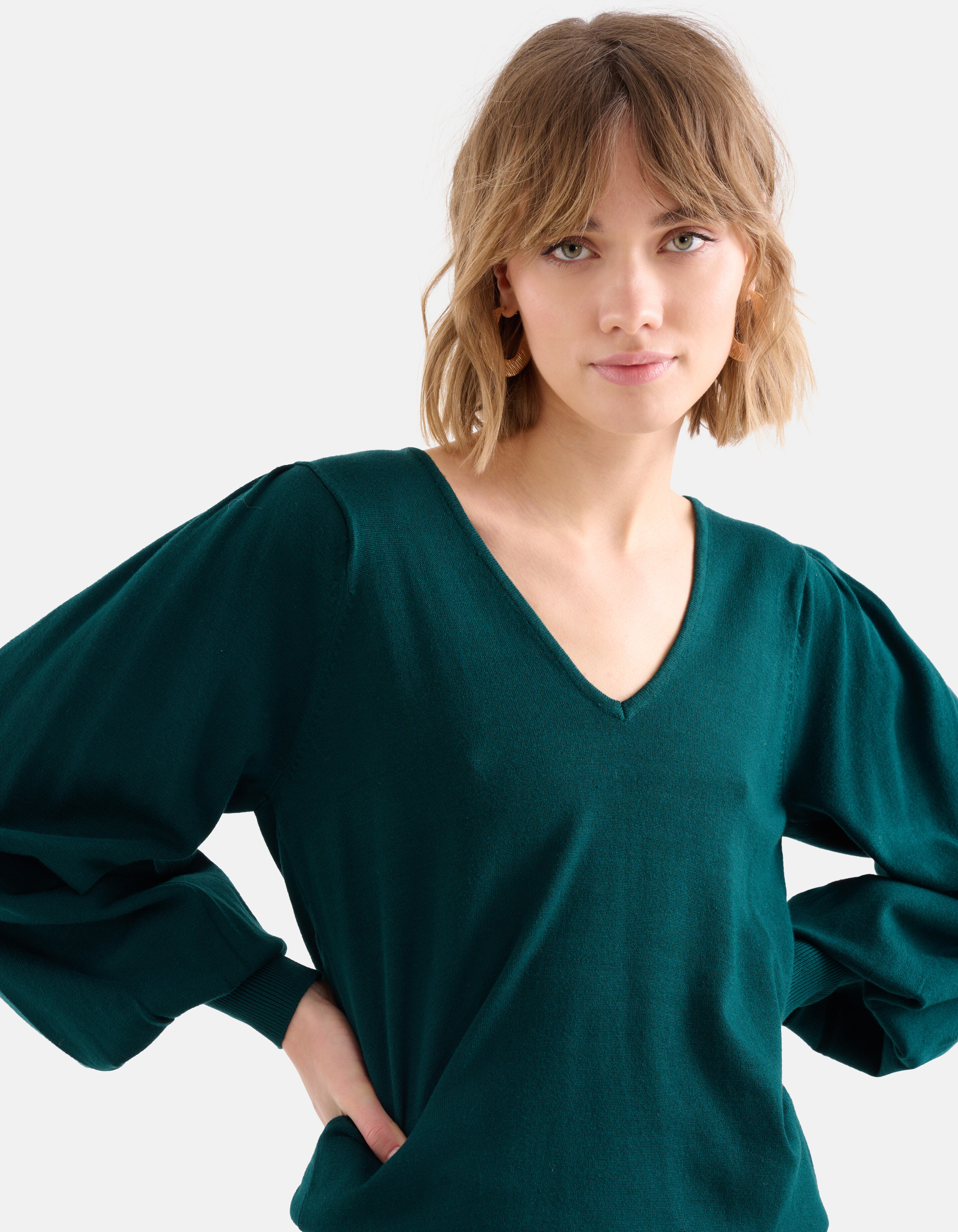 Strickpullover Dunkelgrün SHOEBY WOMEN