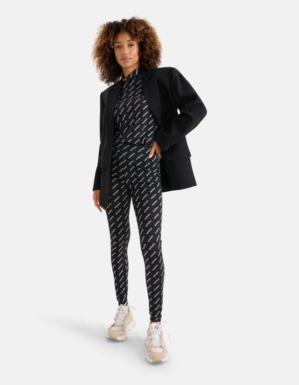 Artwork Travel Leggings Schwarz/Weiß SHOEBY WOMEN