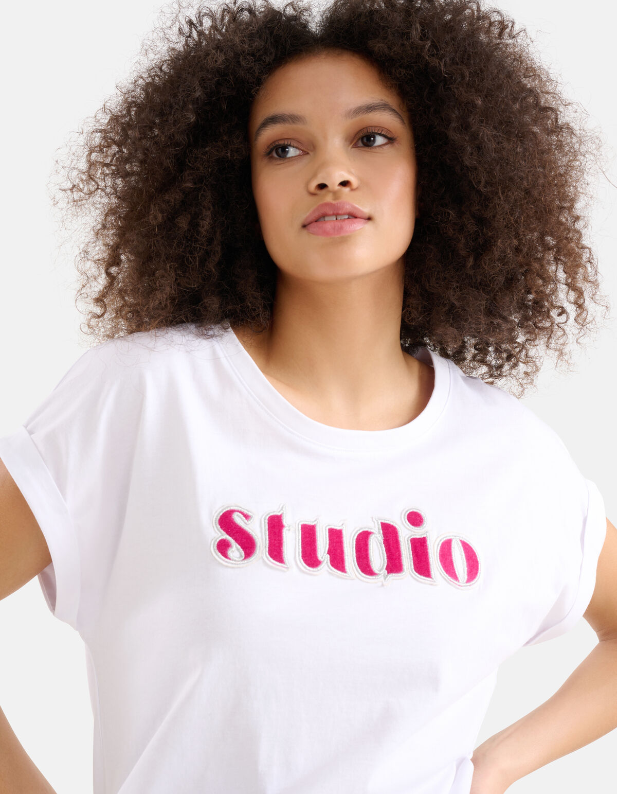 Artwork T-shirt Weiß SHOEBY WOMEN