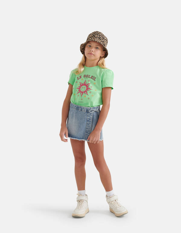 Denim Skort Gebleicht SHOEBY GIRLS