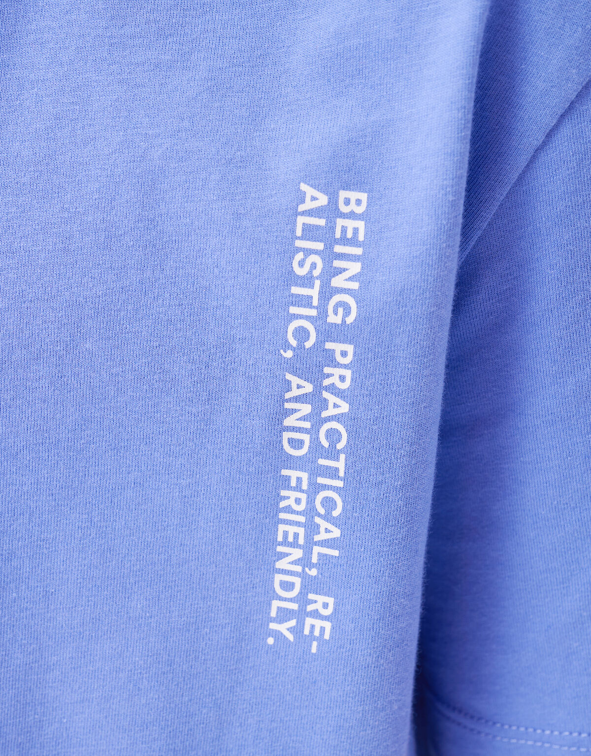 Text-T-Shirt Blau SHOEBY BOYS