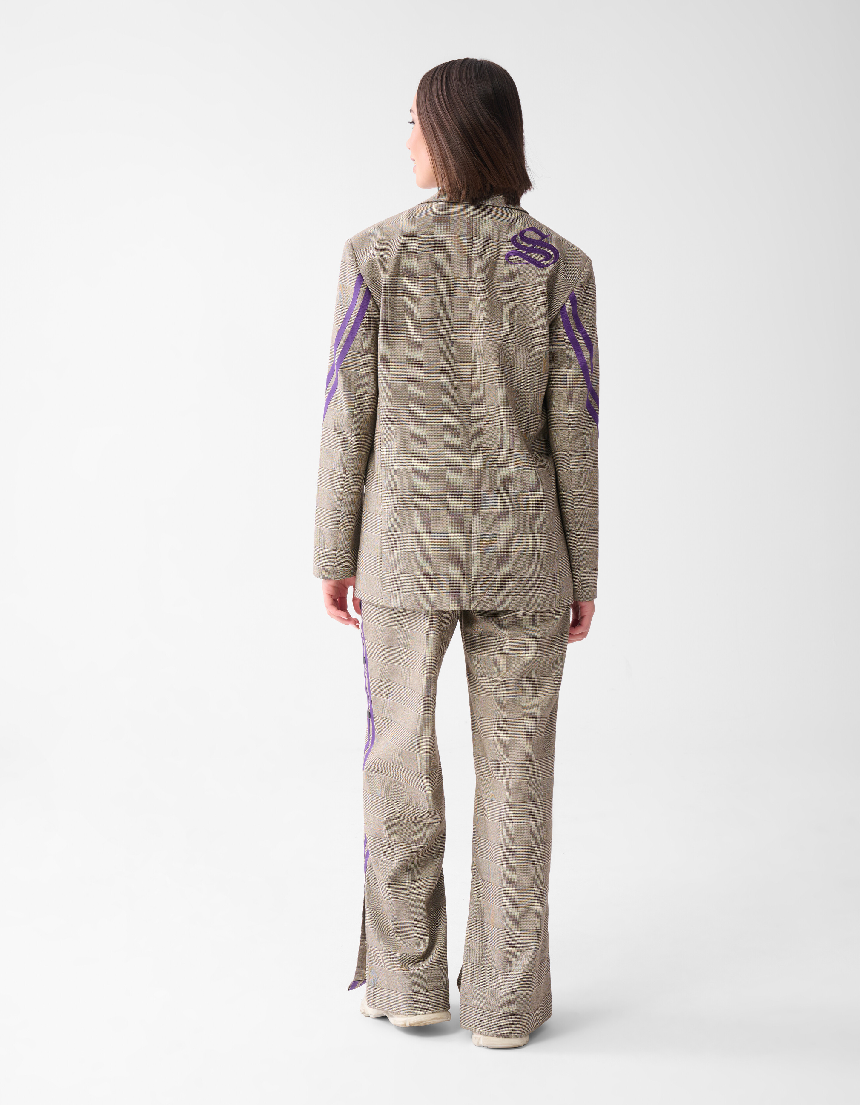Sportlich karierter Blazer Braun SHOEBY WOMEN