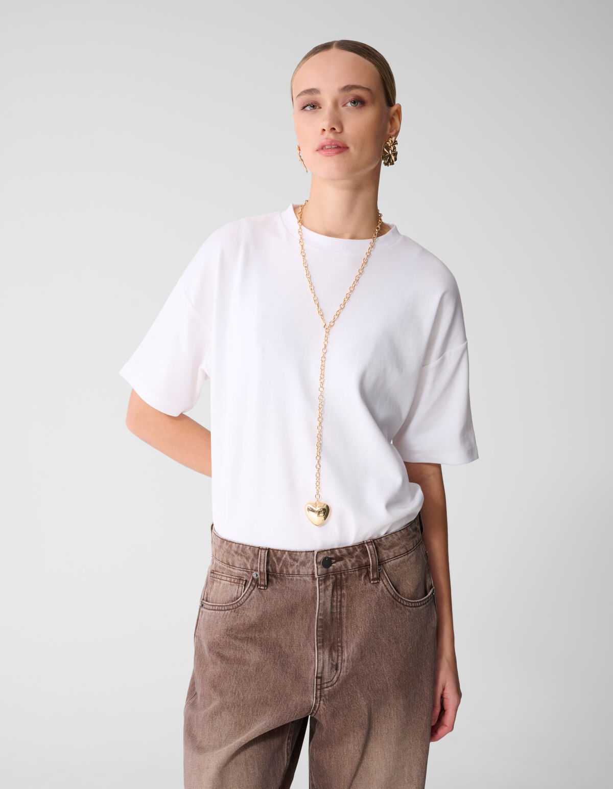 Herz-Halskette Gold SHOEBY ACCESSOIRES