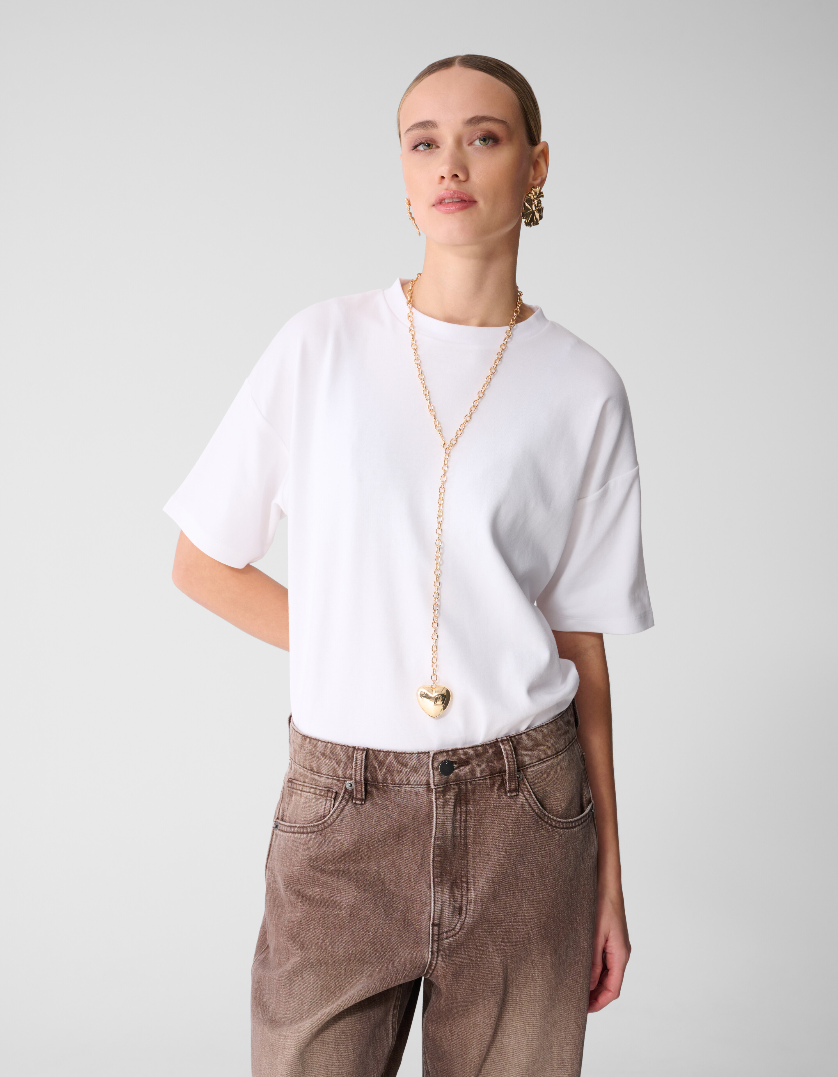 Herz-Halskette Gold SHOEBY ACCESSOIRES