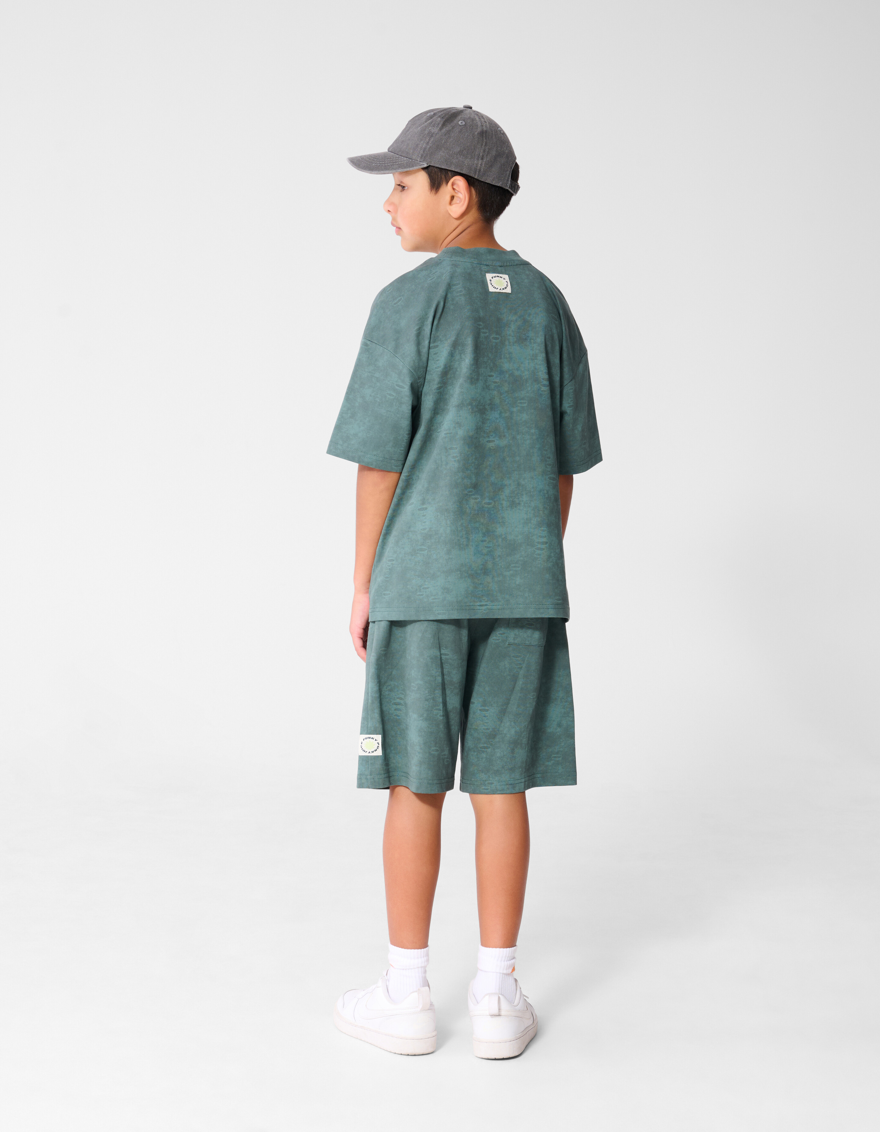 Gewaschenes kurzes Gr&uuml;n SHOEBY BOYS