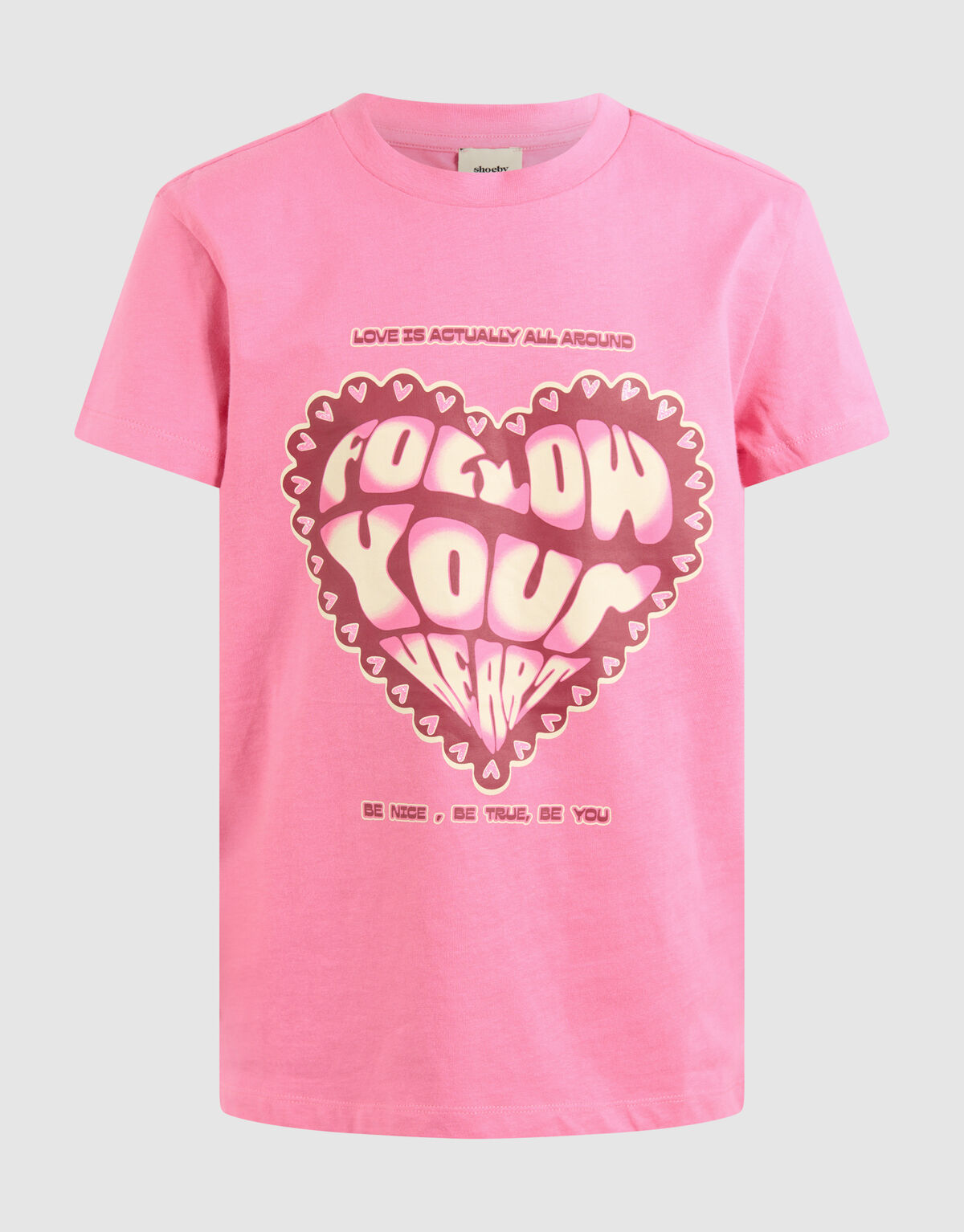 Herz Kunstwerk T-shirt Rosa SHOEBY GIRLS