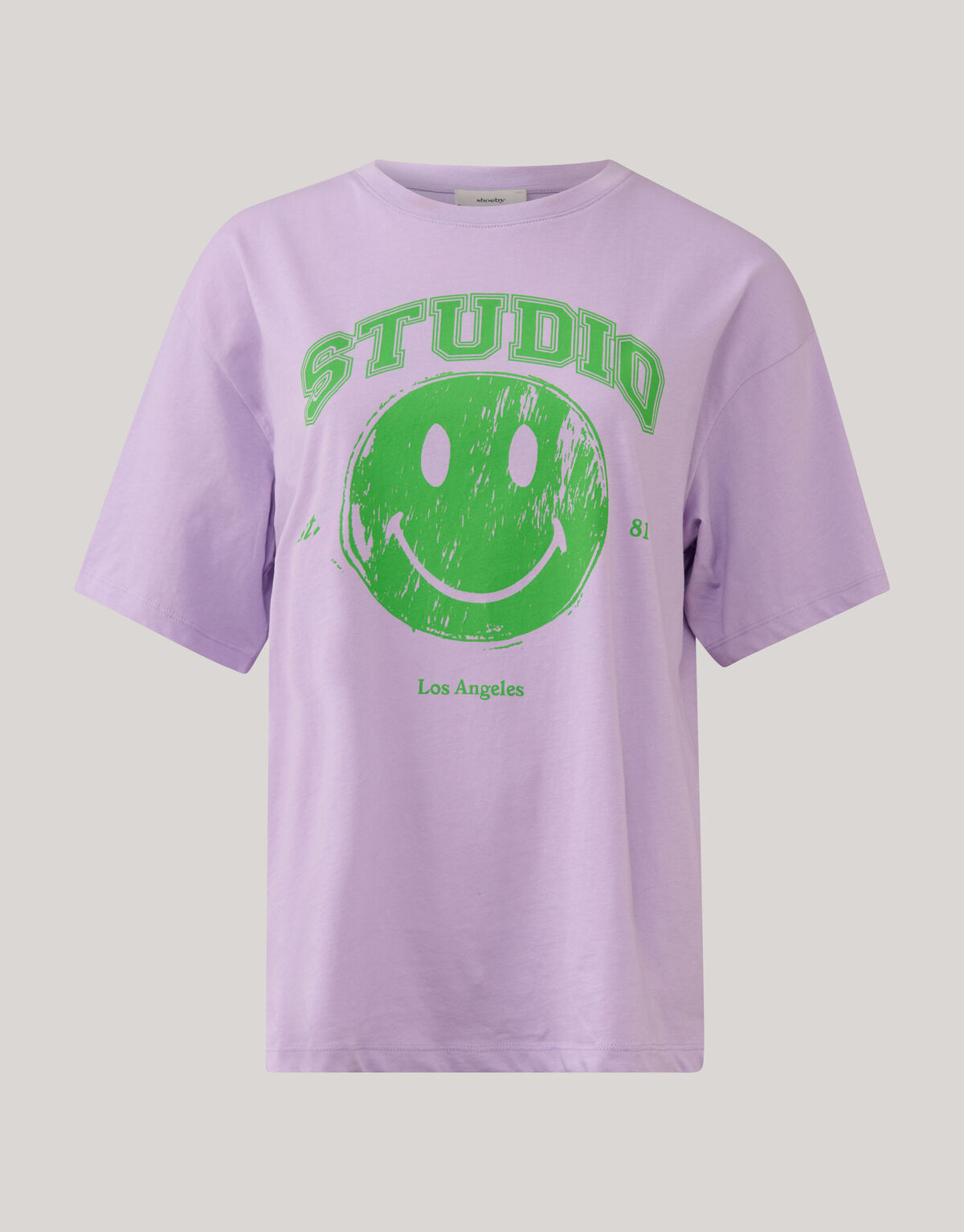 Smiley Artwork T-shirt Lila SHOEBY WOMEN
