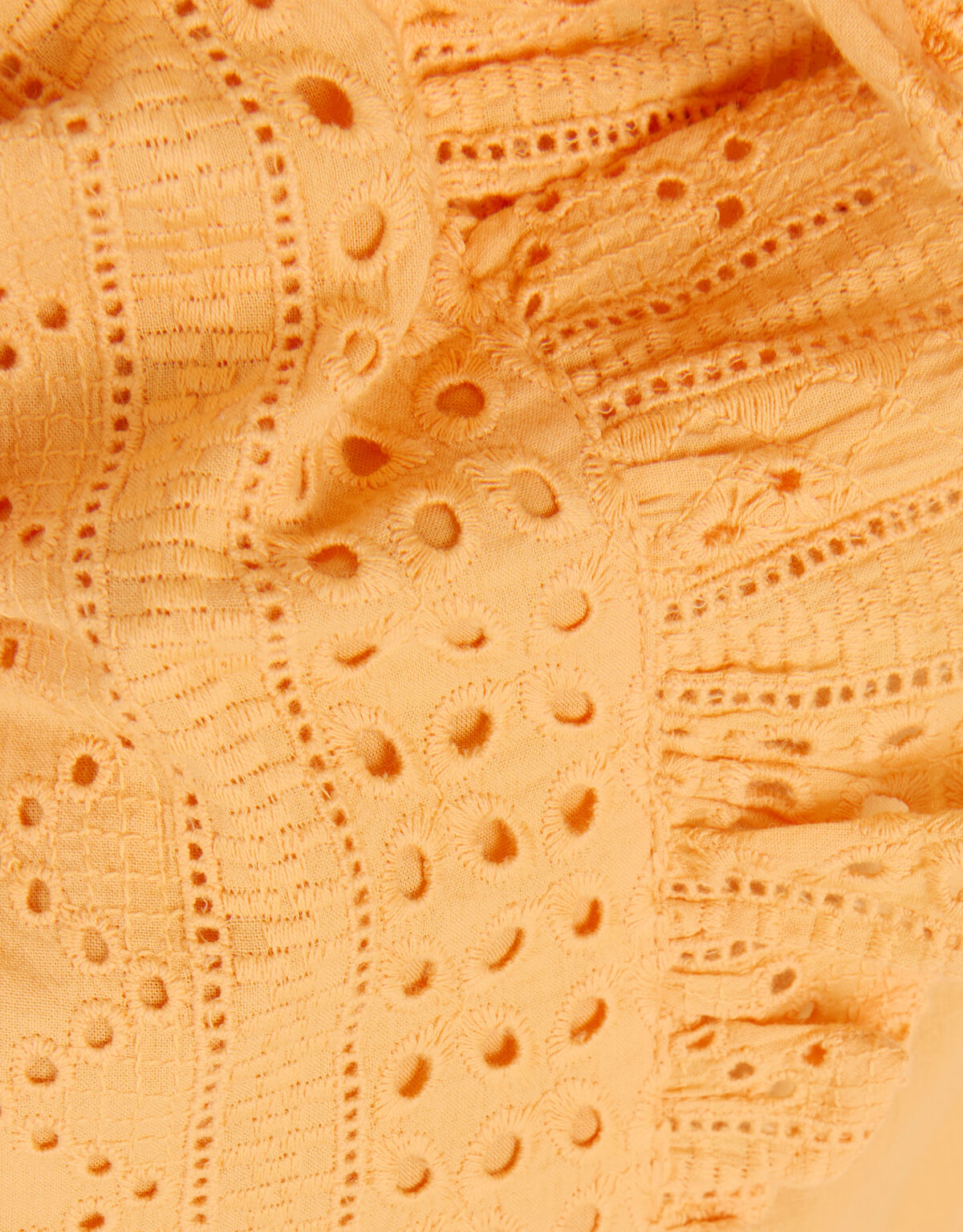 Stickerei-Oberteil Orange SHOEBY GIRLS