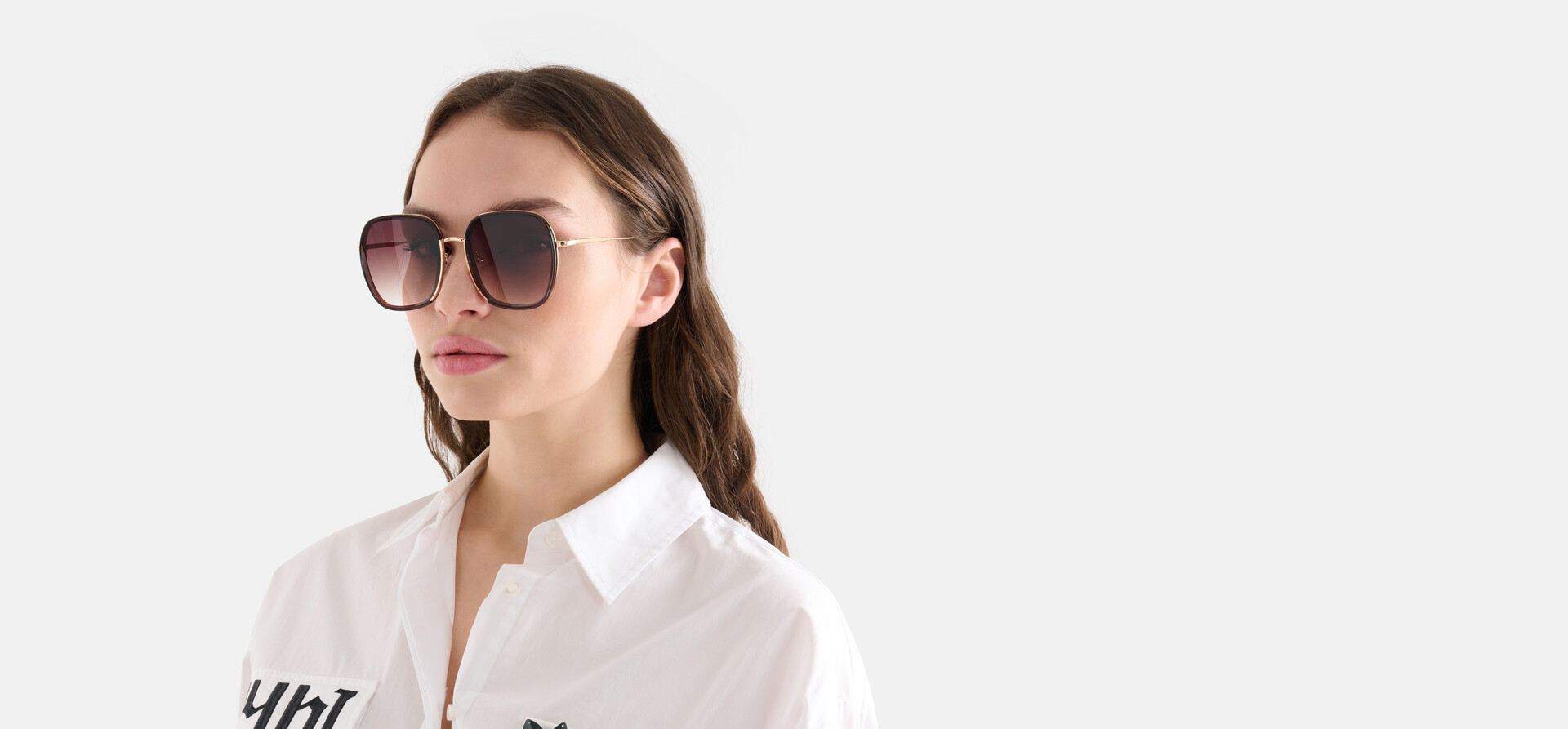 Retro Sonnenbrille Braun SHOEBY ACCESSOIRES
