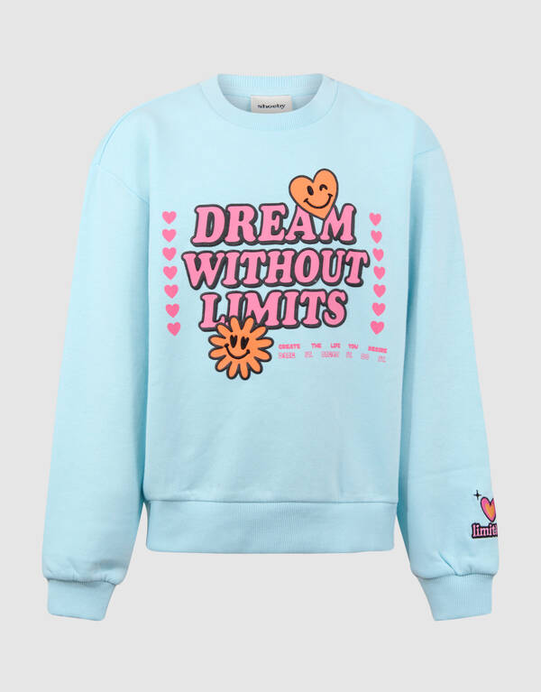 Dream Artwork Pullover Hellblau SHOEBY GIRLS