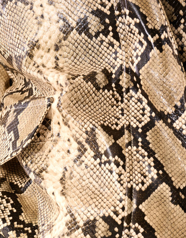 Oversized Snake Jack Hellbraun SHOEBY WOMEN