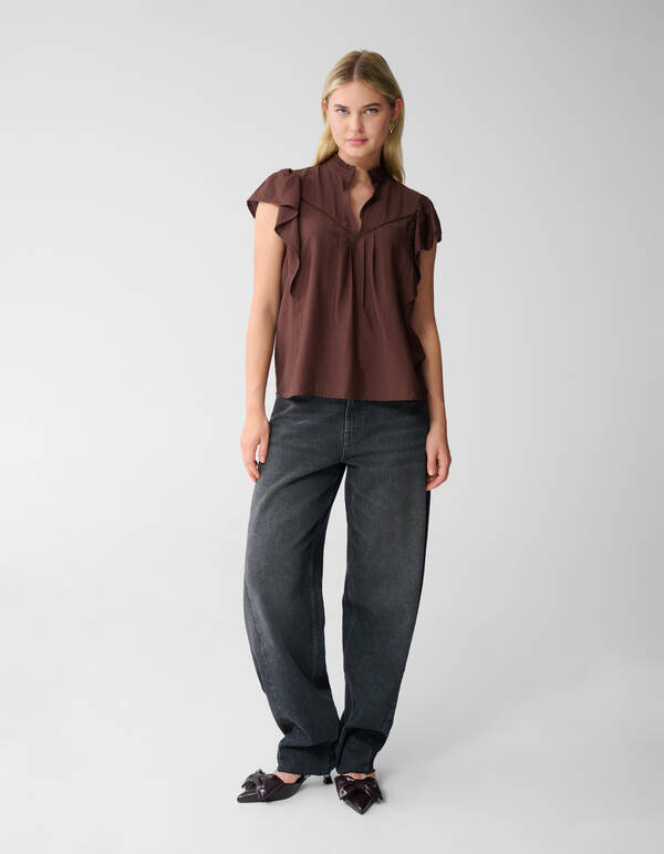 R&uuml;schentop Braun SHOEBY WOMEN