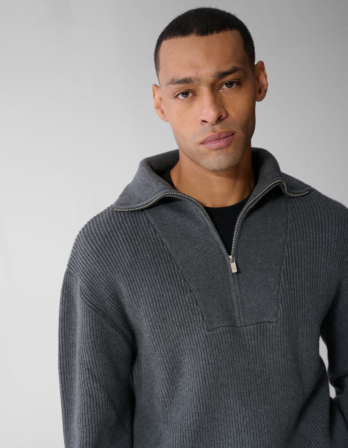 Relaxed Sailor Pullover Grau SHOEBY MEN